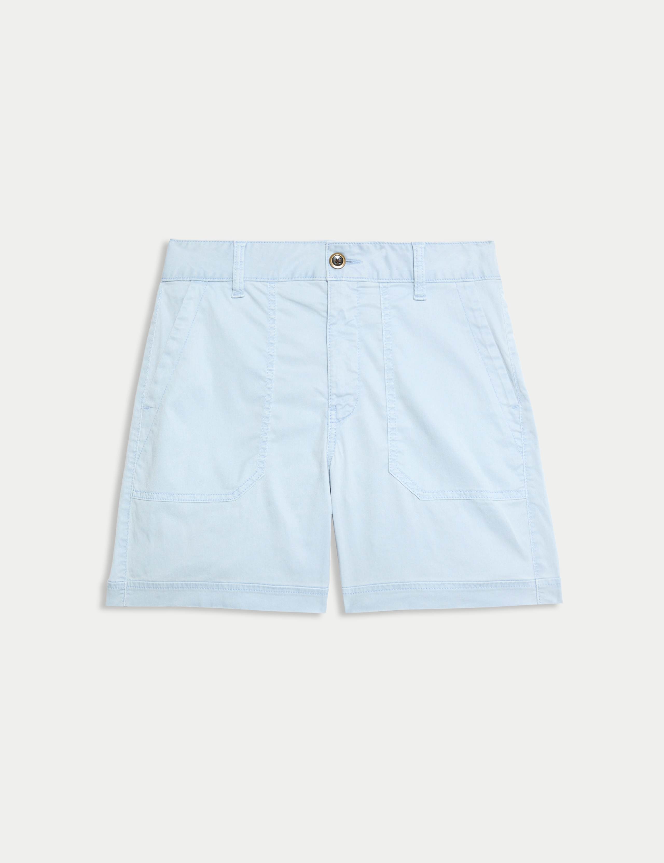 Cotton Blend Cargo Shorts 2 of 4