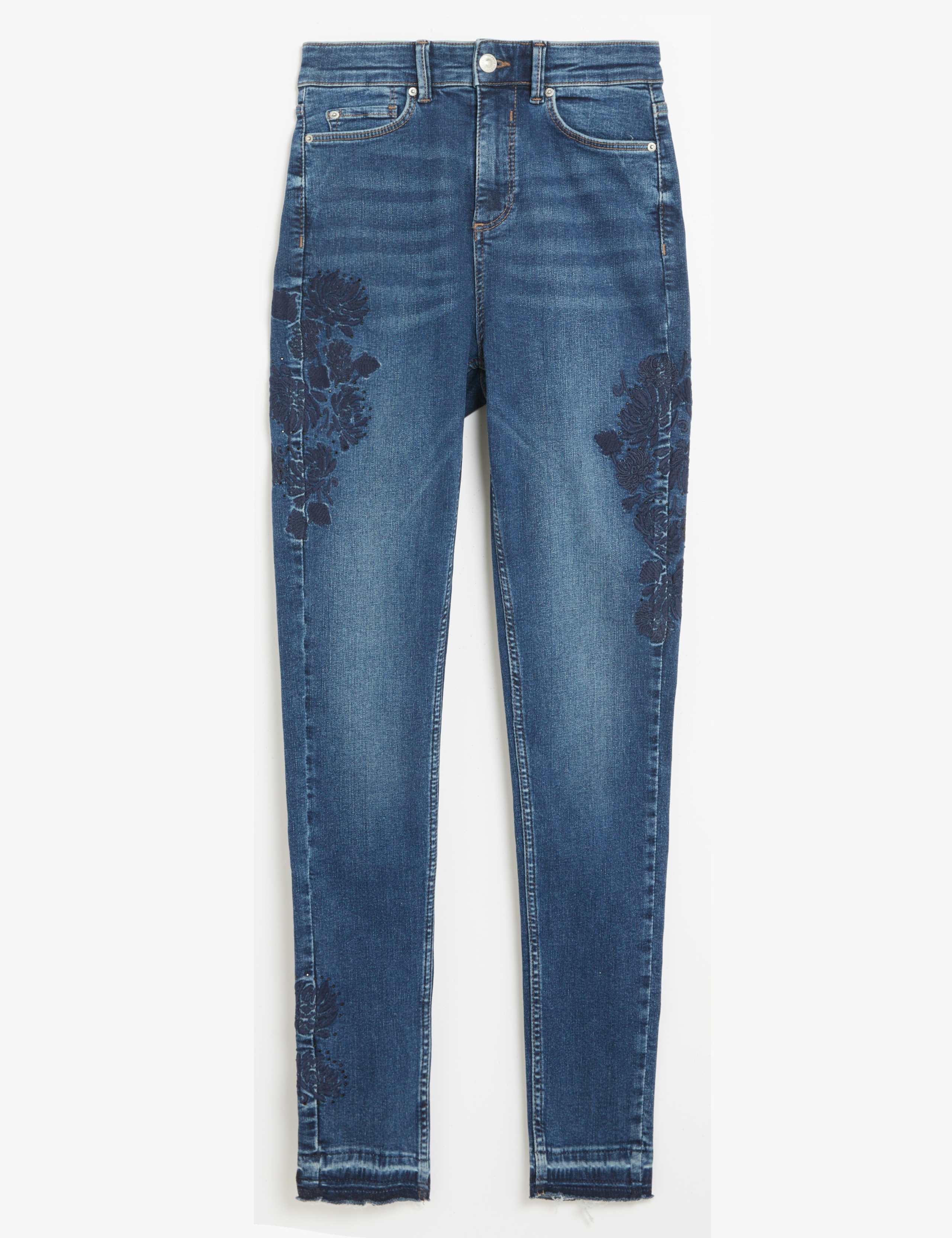 Ivy Premium Embroidered Skinny Jeans 2 of 6