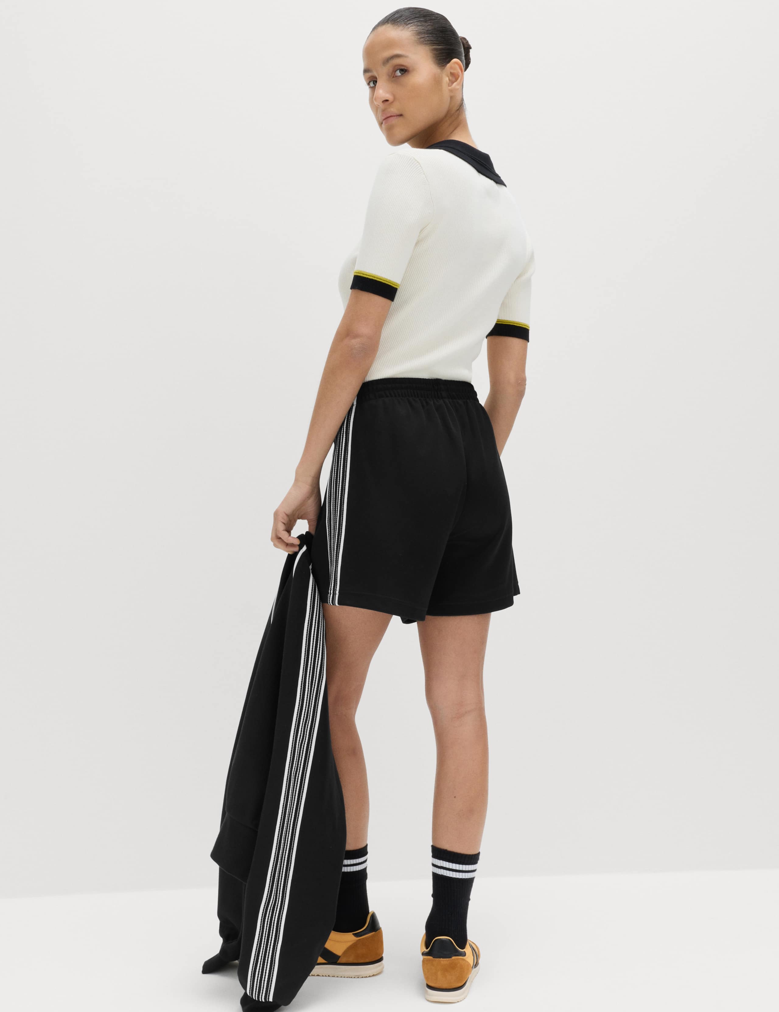 Cotton Rich Side Stripe Shorts 7 of 7