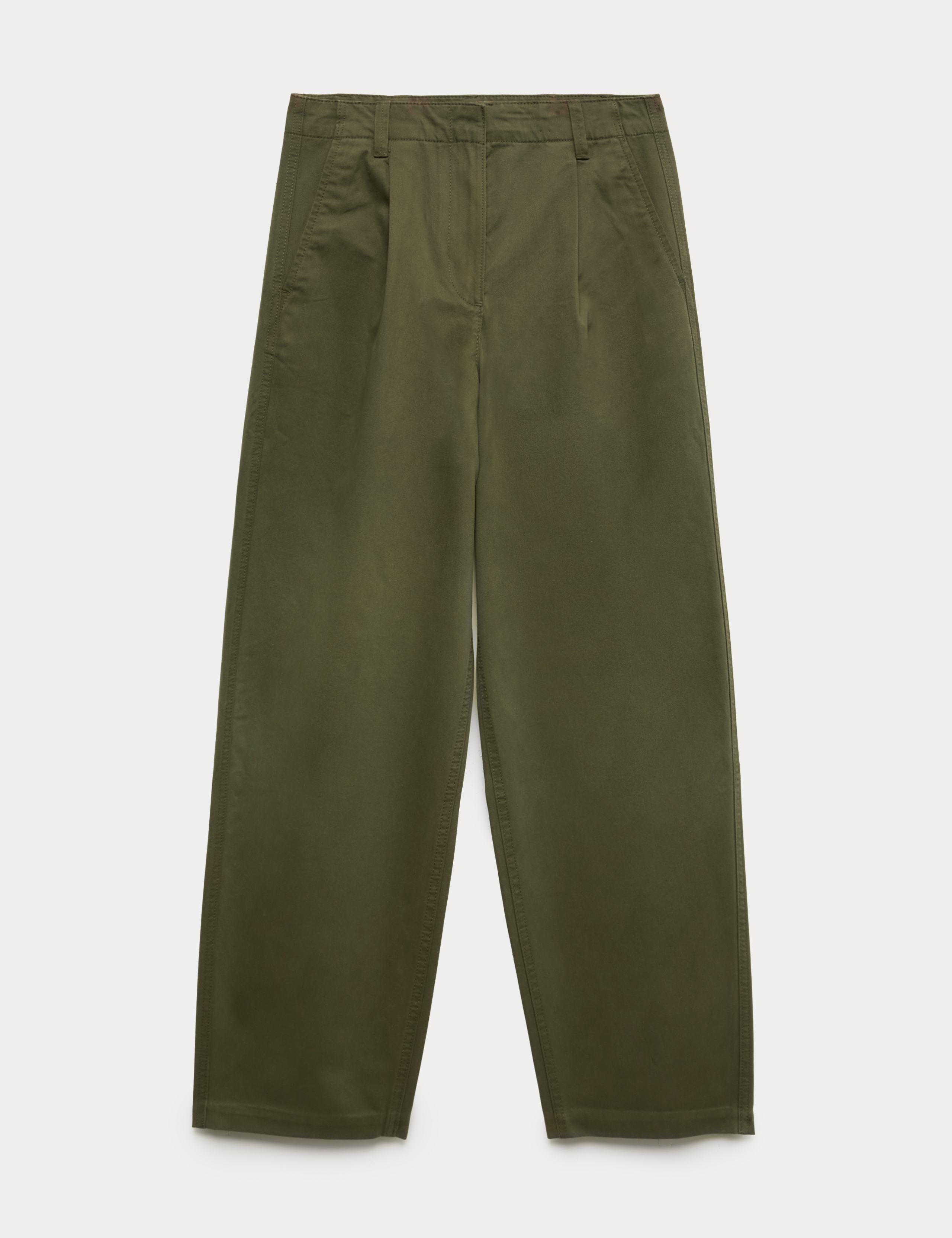Pure Cotton Barrel Leg trouser 2 of 6