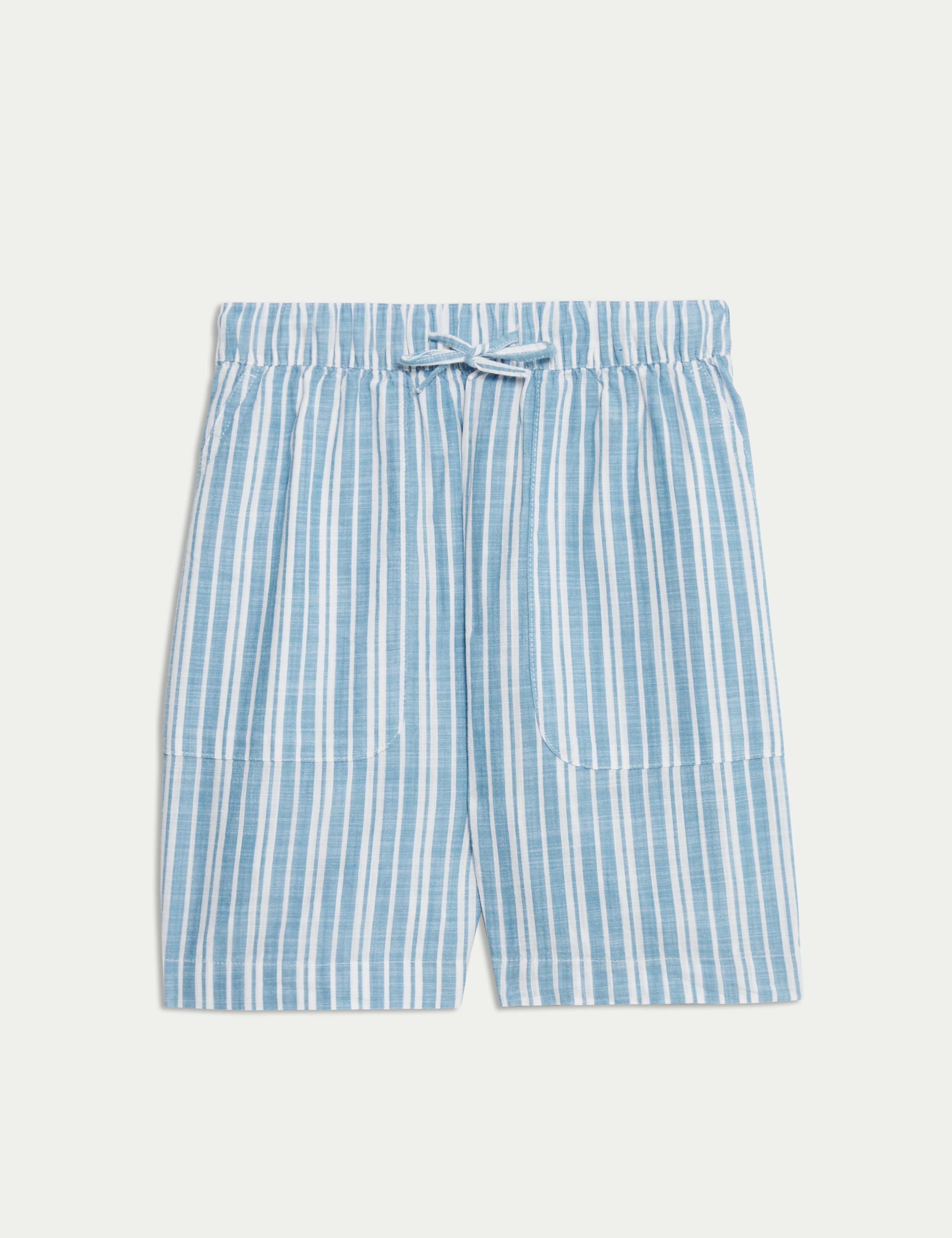 Pure Cotton Printed High Waisted Shorts 2 of 6