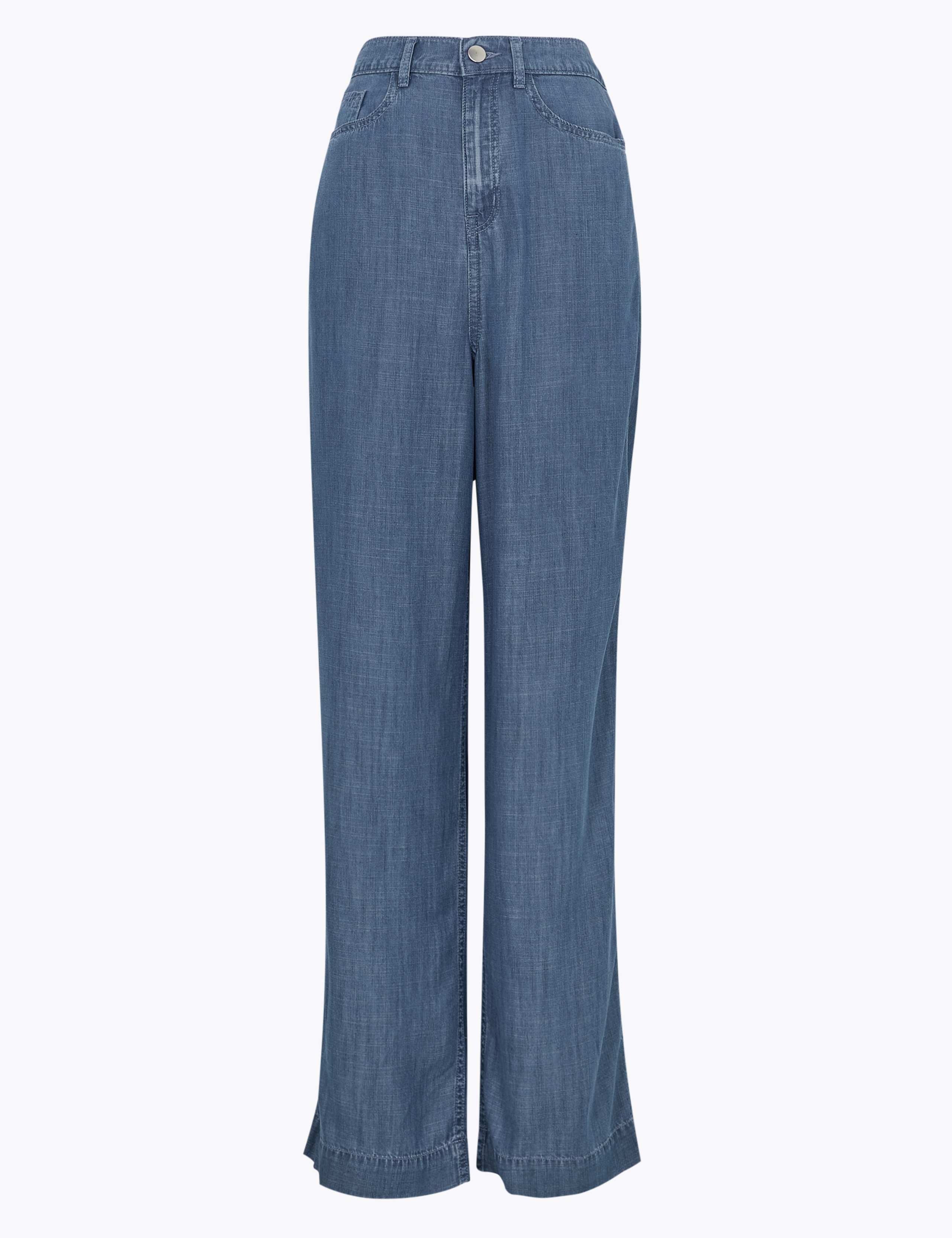 Tencel™ Denim High Waisted  Wide Leg Jeans 2 of 5