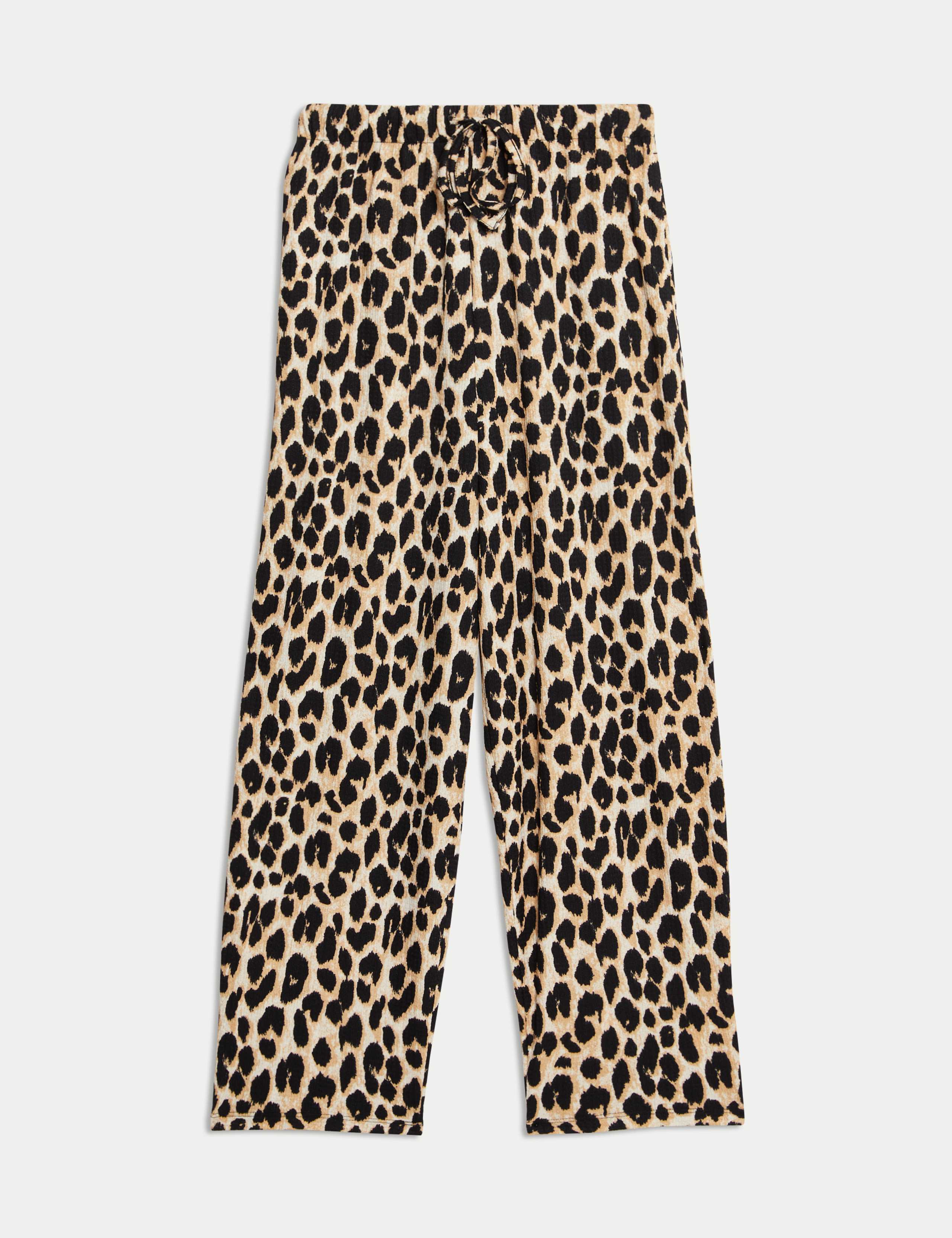 Animal Print Carrot Leg Ankle Grazer Trousers 2 of 5