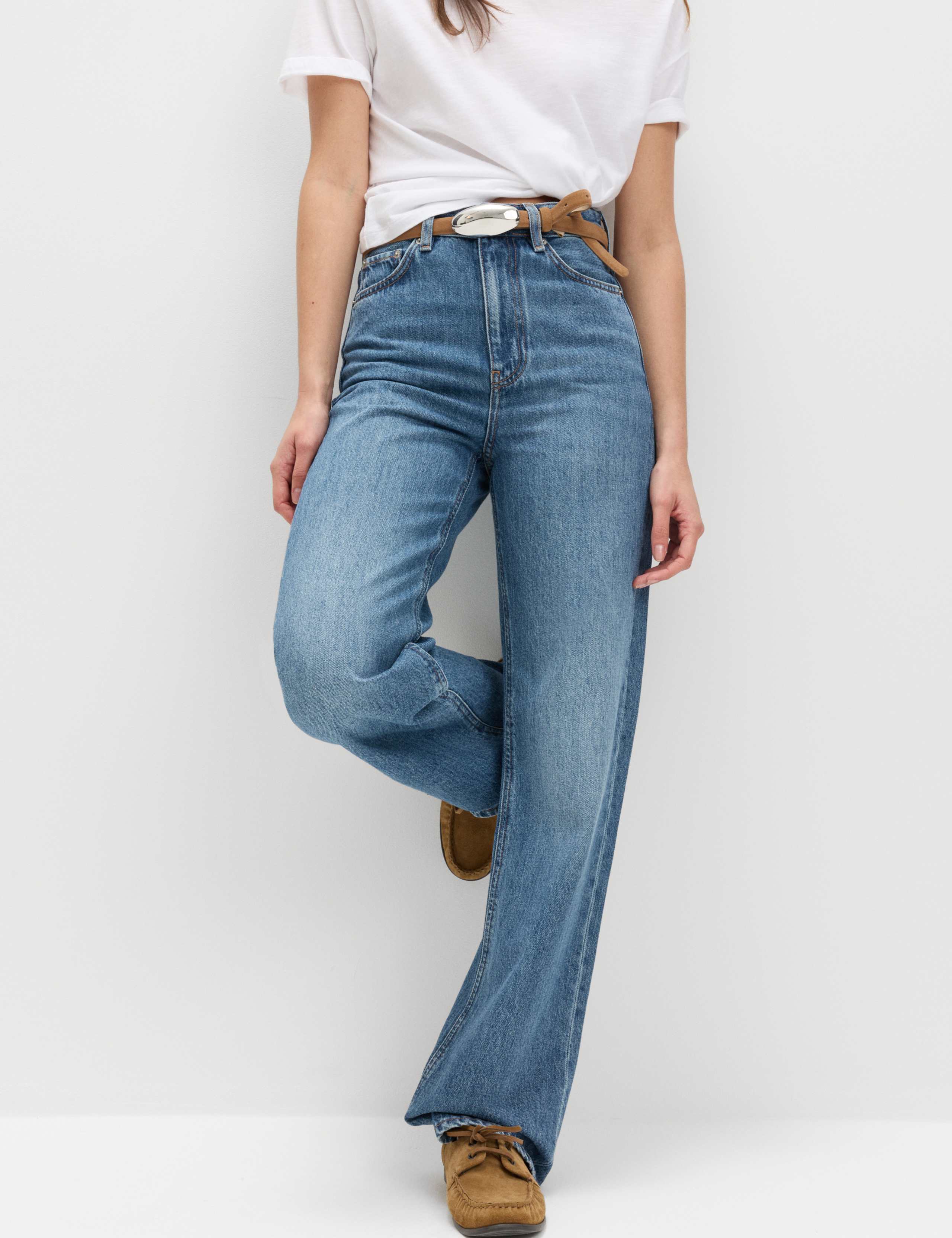 High Waisted Relaxed Straight Jeans 5 of 6