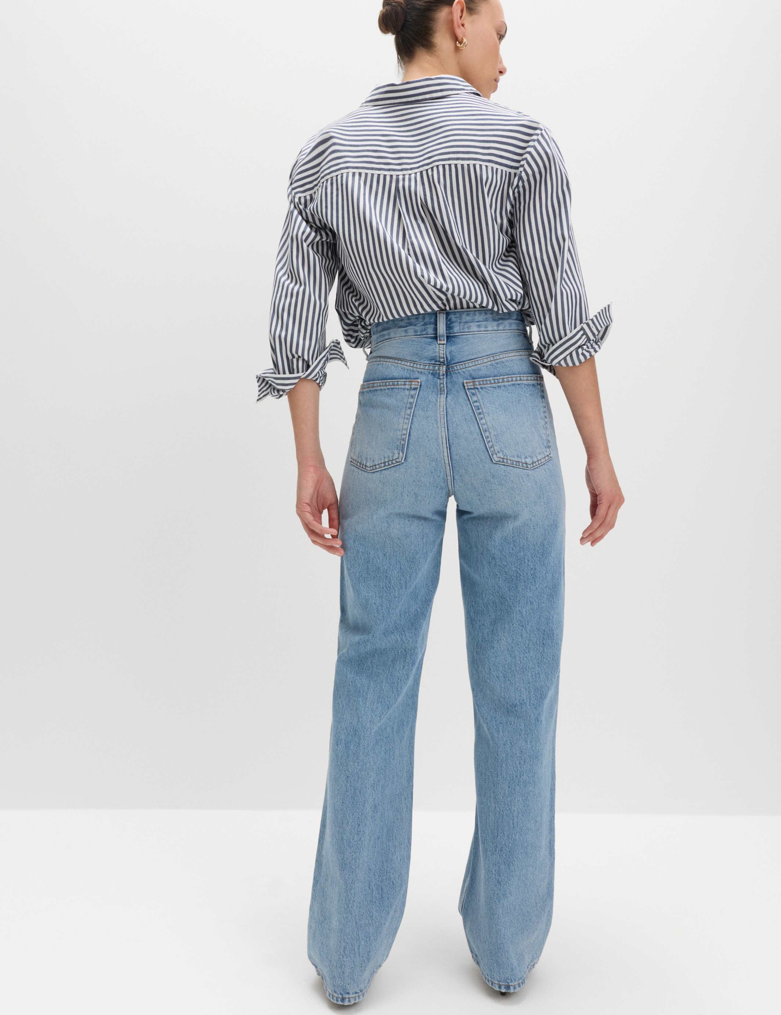 High Waisted Relaxed Straight Jeans 4 of 7
