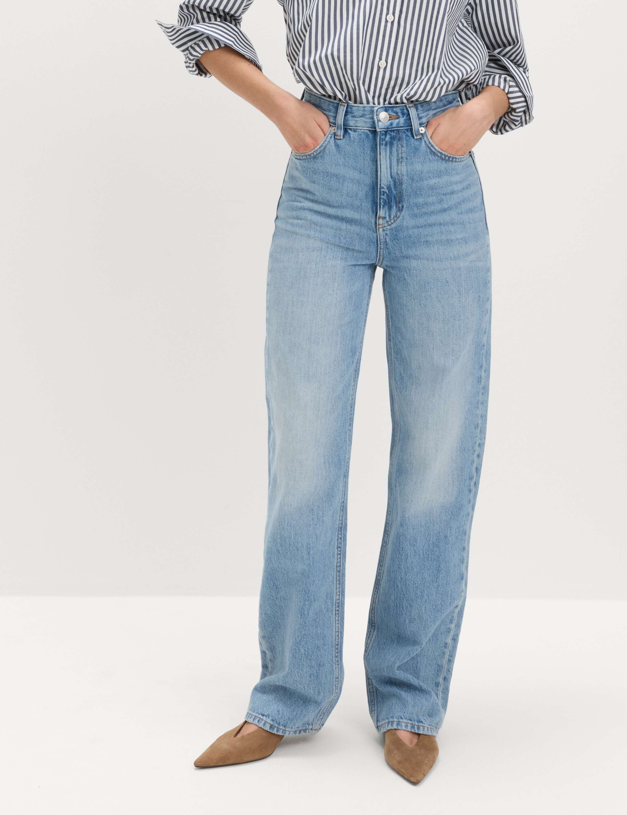 High Waisted Relaxed Straight Jeans 7 of 7