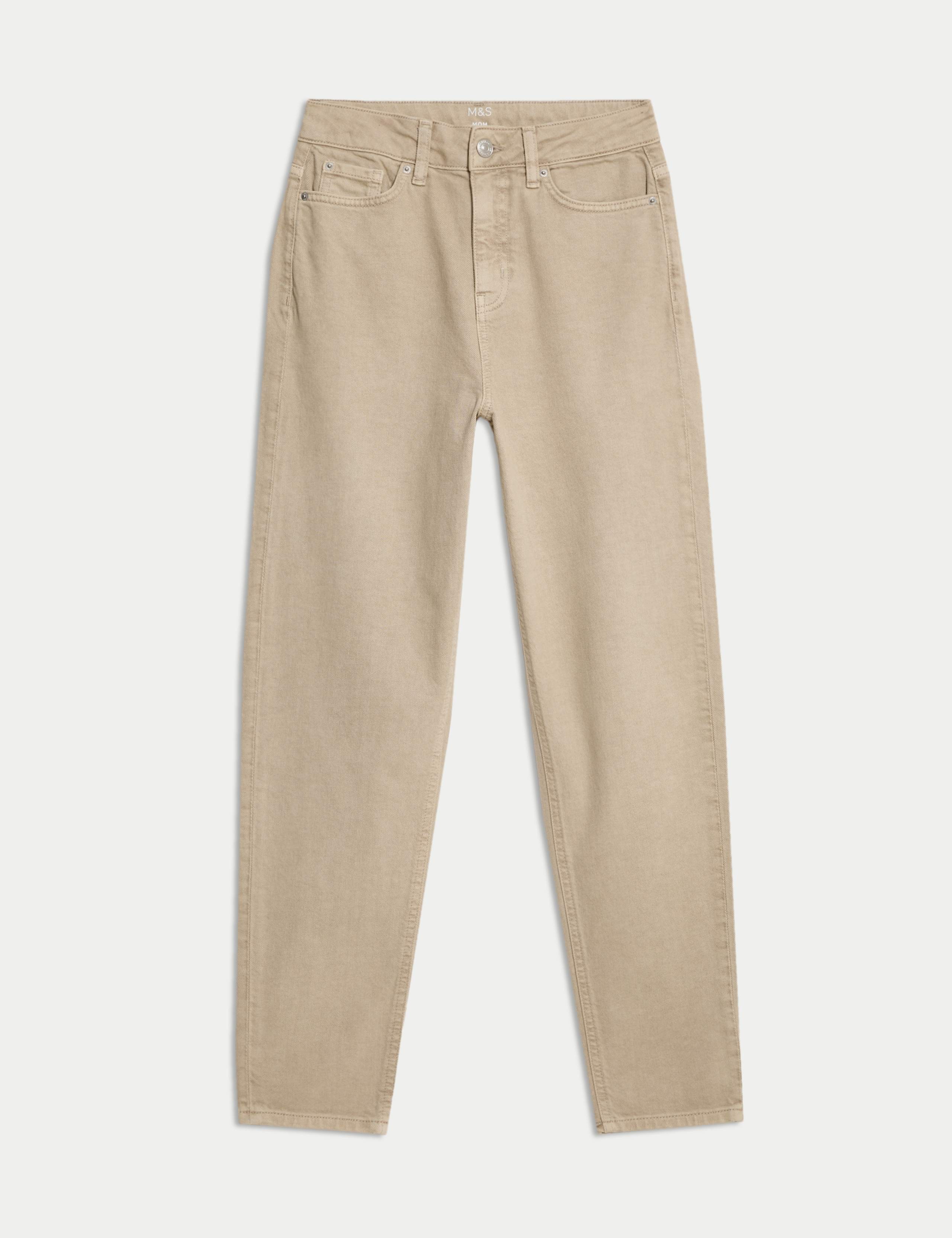 Mom High Waisted Colour Ankle Grazer Jeans 2 of 6