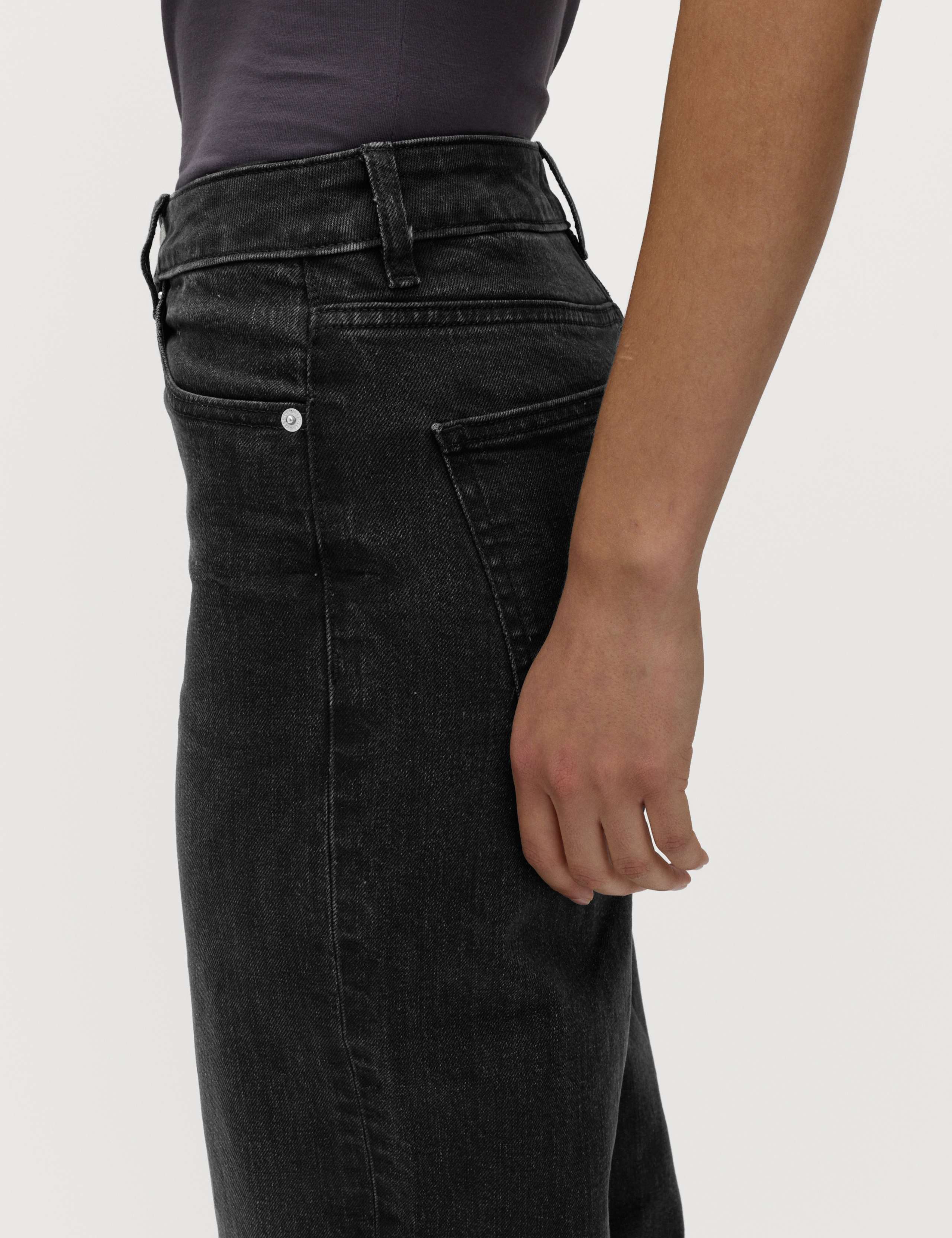 High Waisted Wide Leg Cropped Jeans 5 of 6