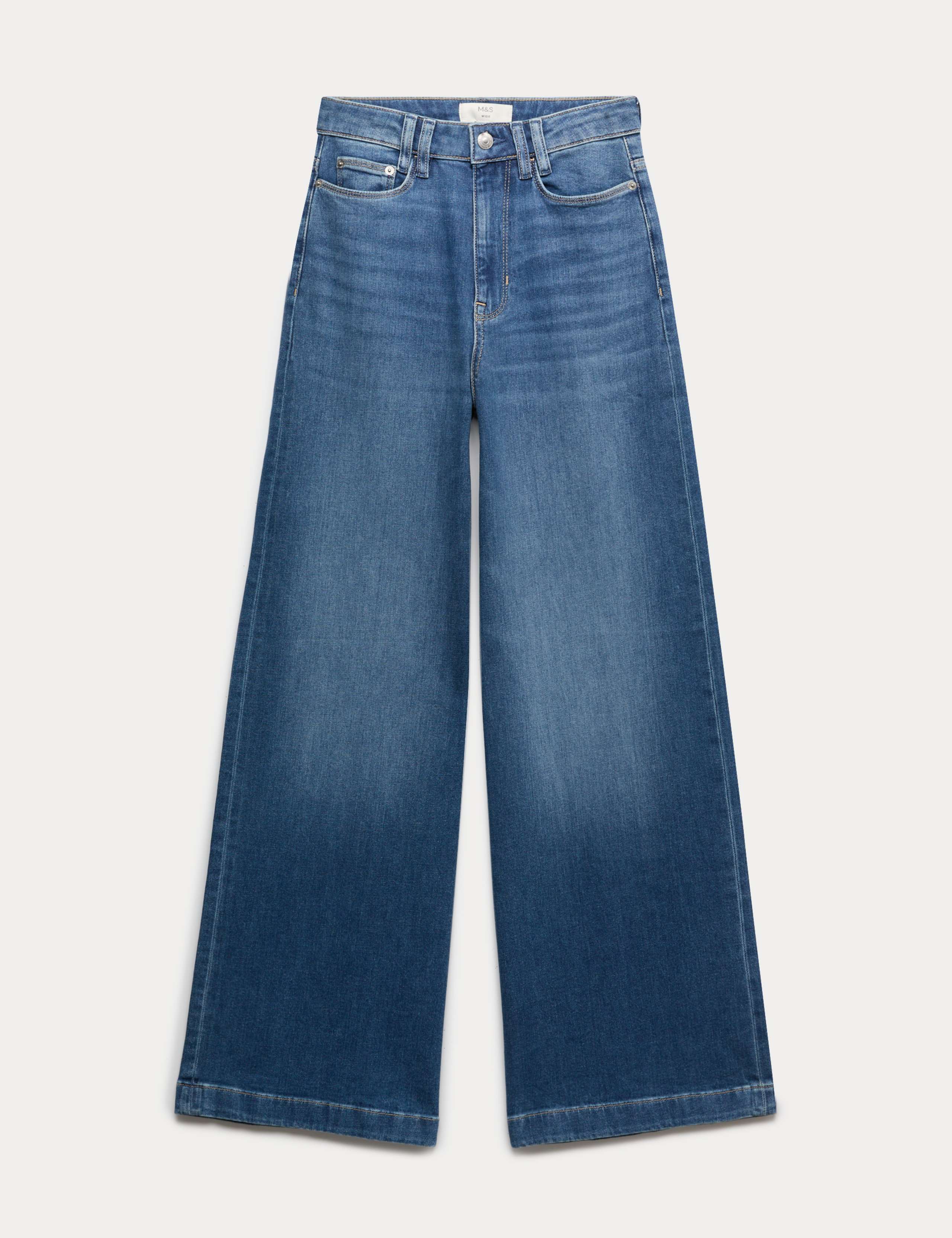 High Waisted Wide Leg Jeans 2 of 6