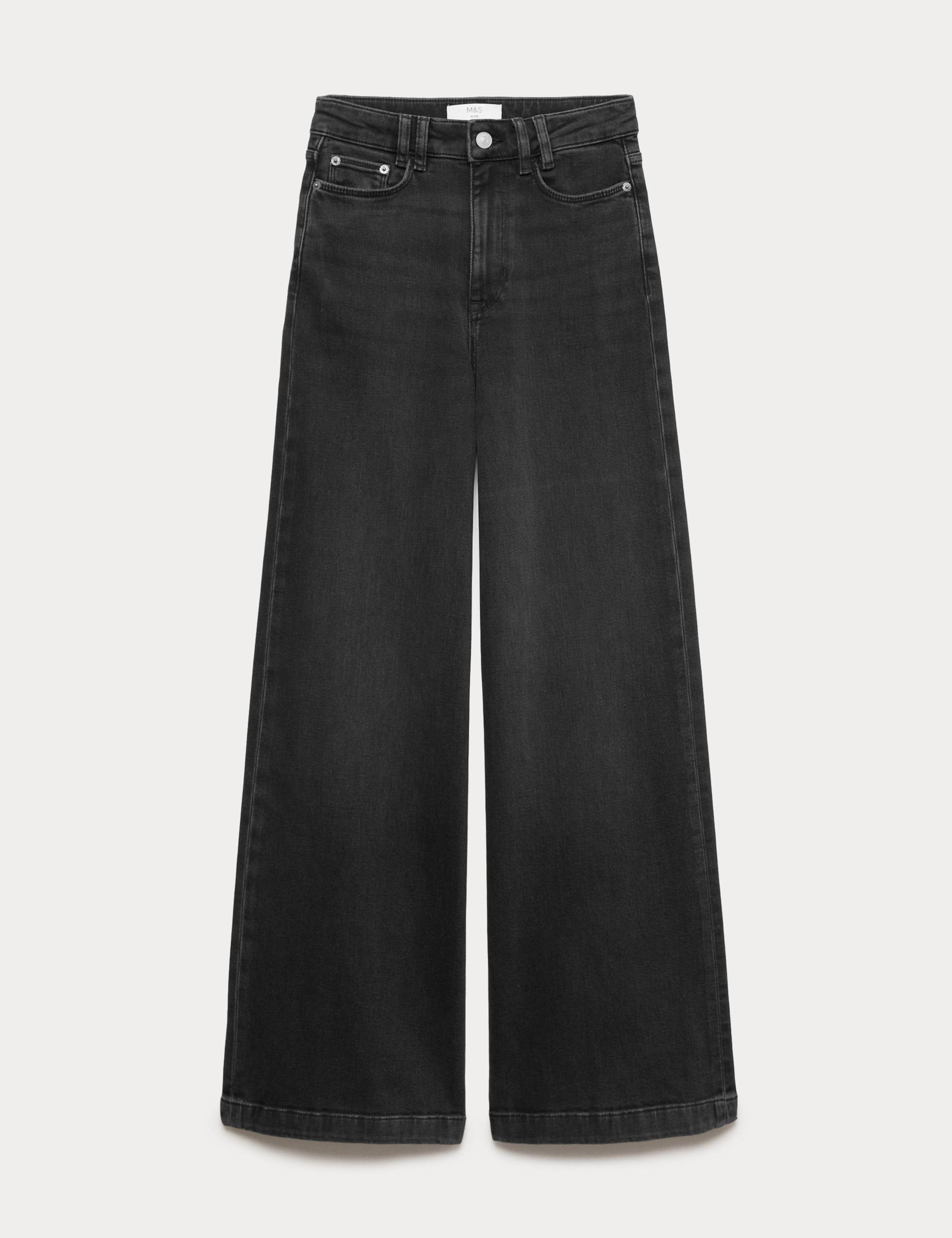 High Waisted Wide Leg Jeans 2 of 6