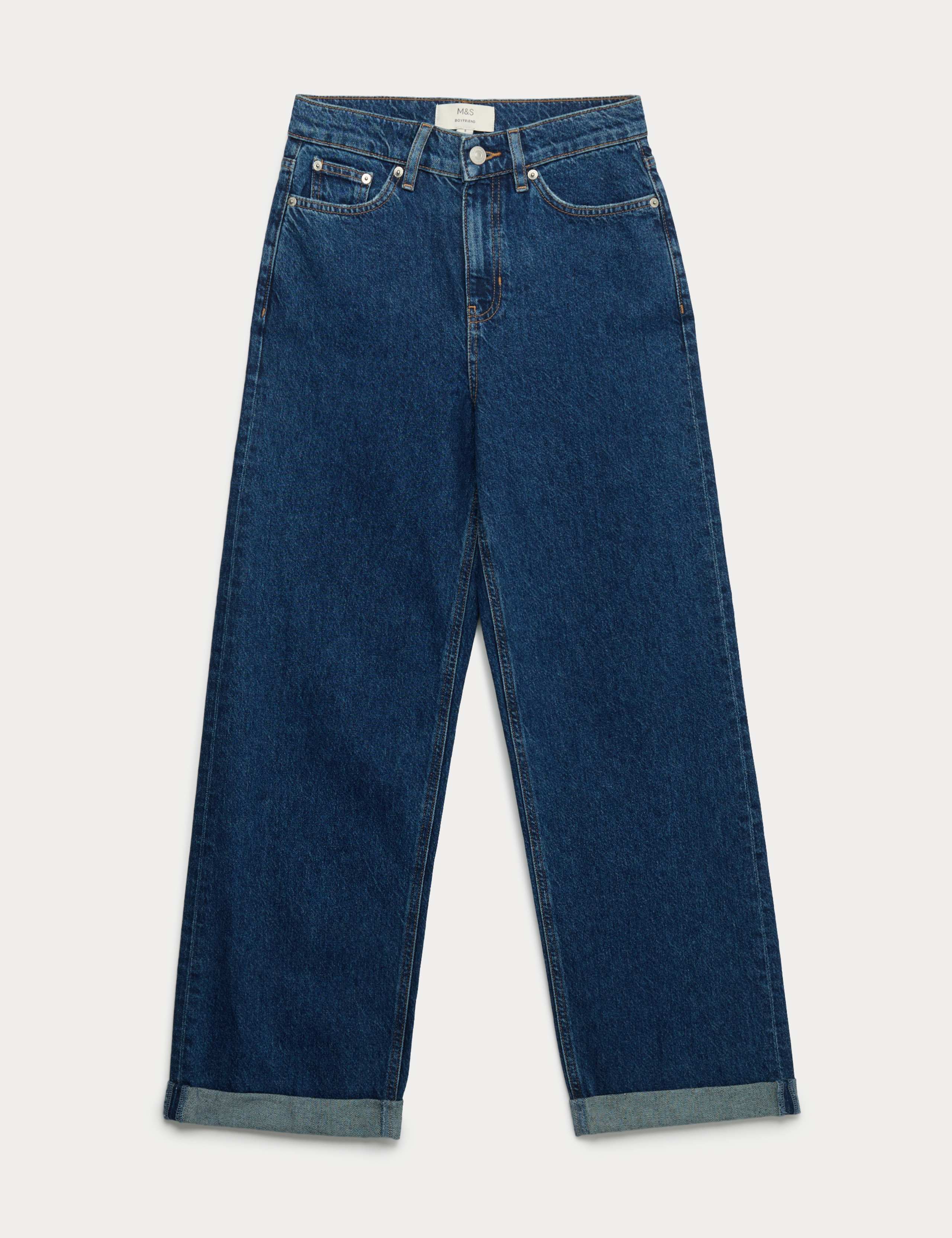 Boyfriend Mid Rise Ankle Grazer Jeans 2 of 6