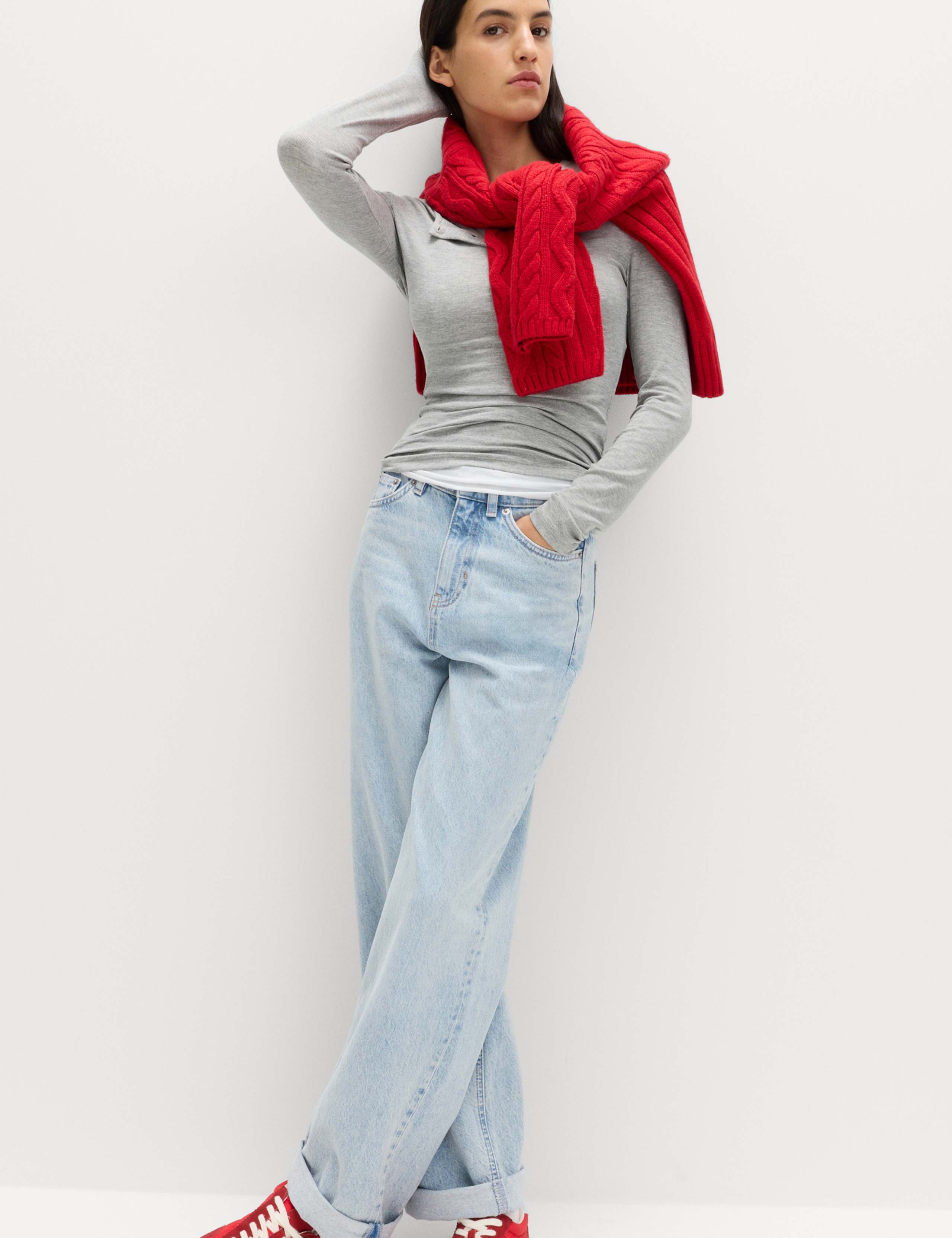 Boyfriend Mid Rise Ankle Grazer Jeans 1 of 7