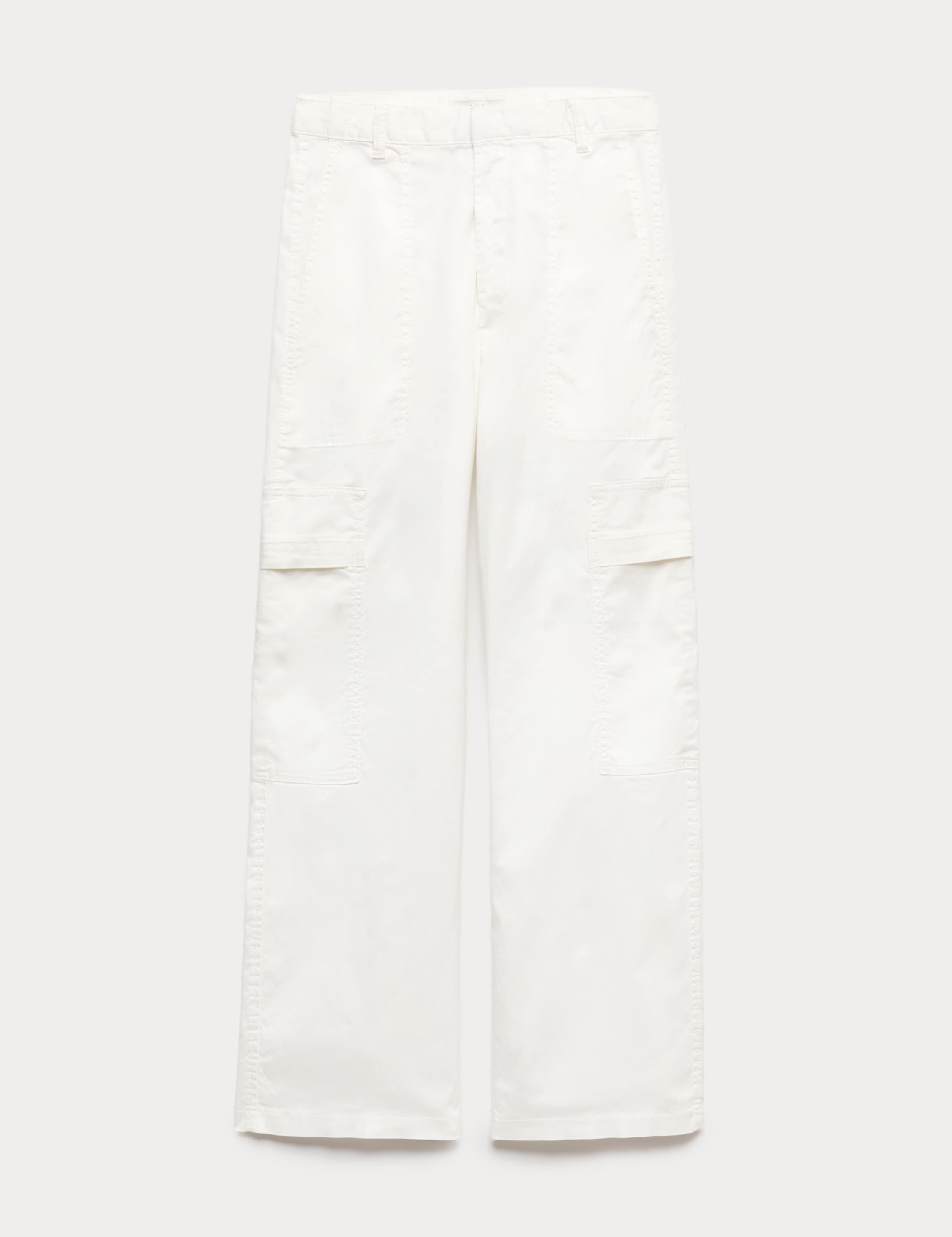 Lyocell Rich Cargo Wide Leg Trousers 2 of 5
