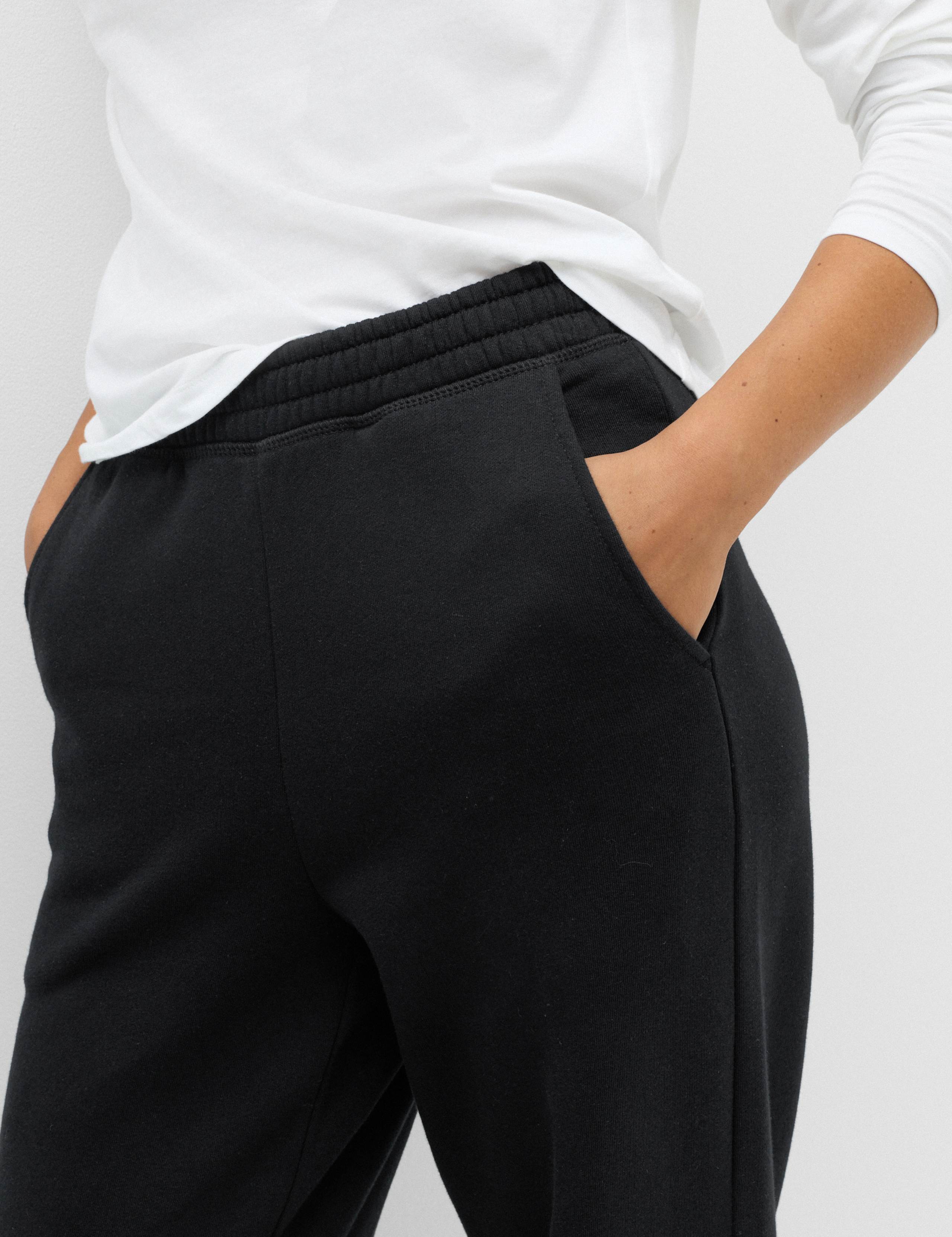 Pure Cotton Patch Pocket Wide Leg Joggers 3 of 7