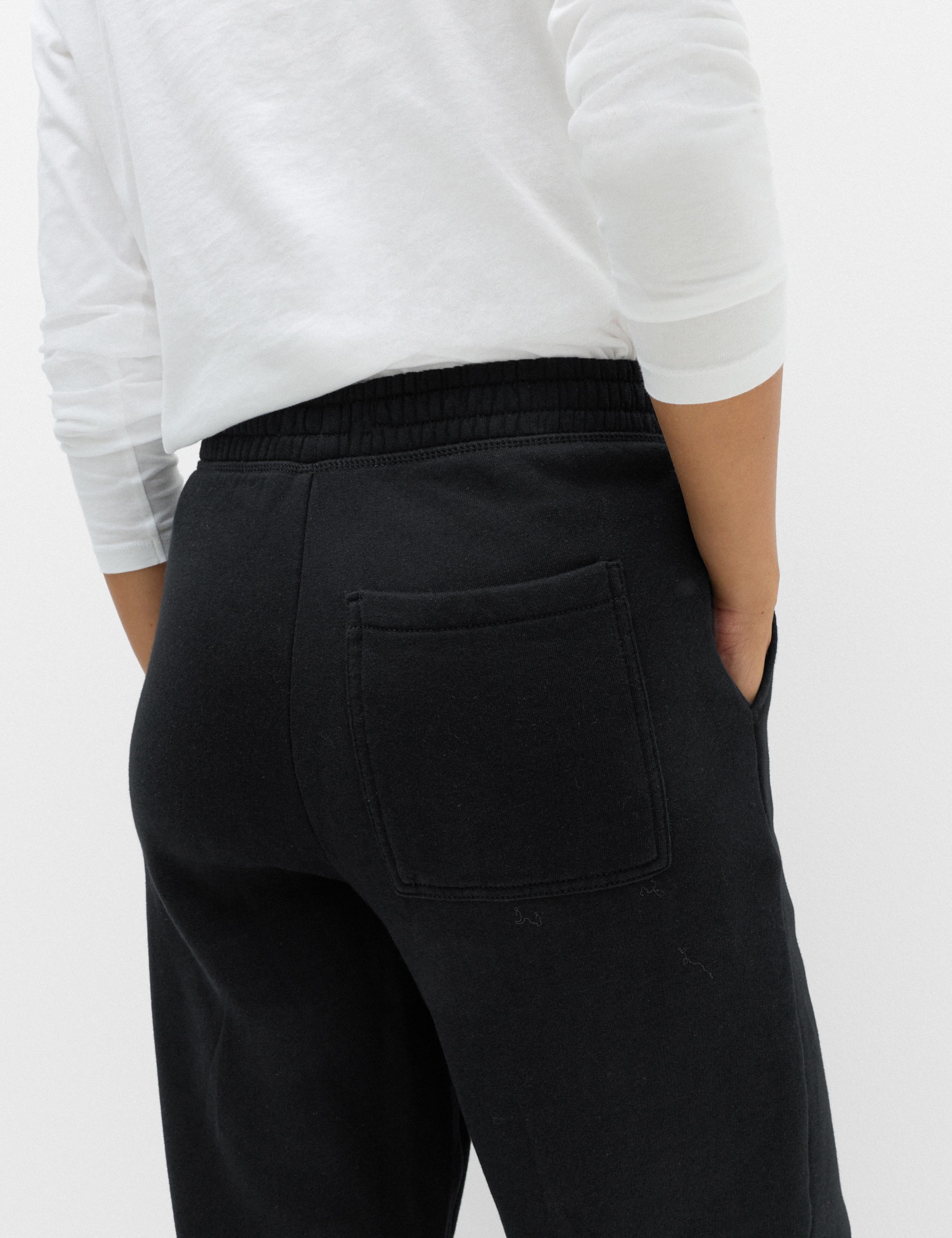 Pure Cotton Patch Pocket Wide Leg Joggers 6 of 7