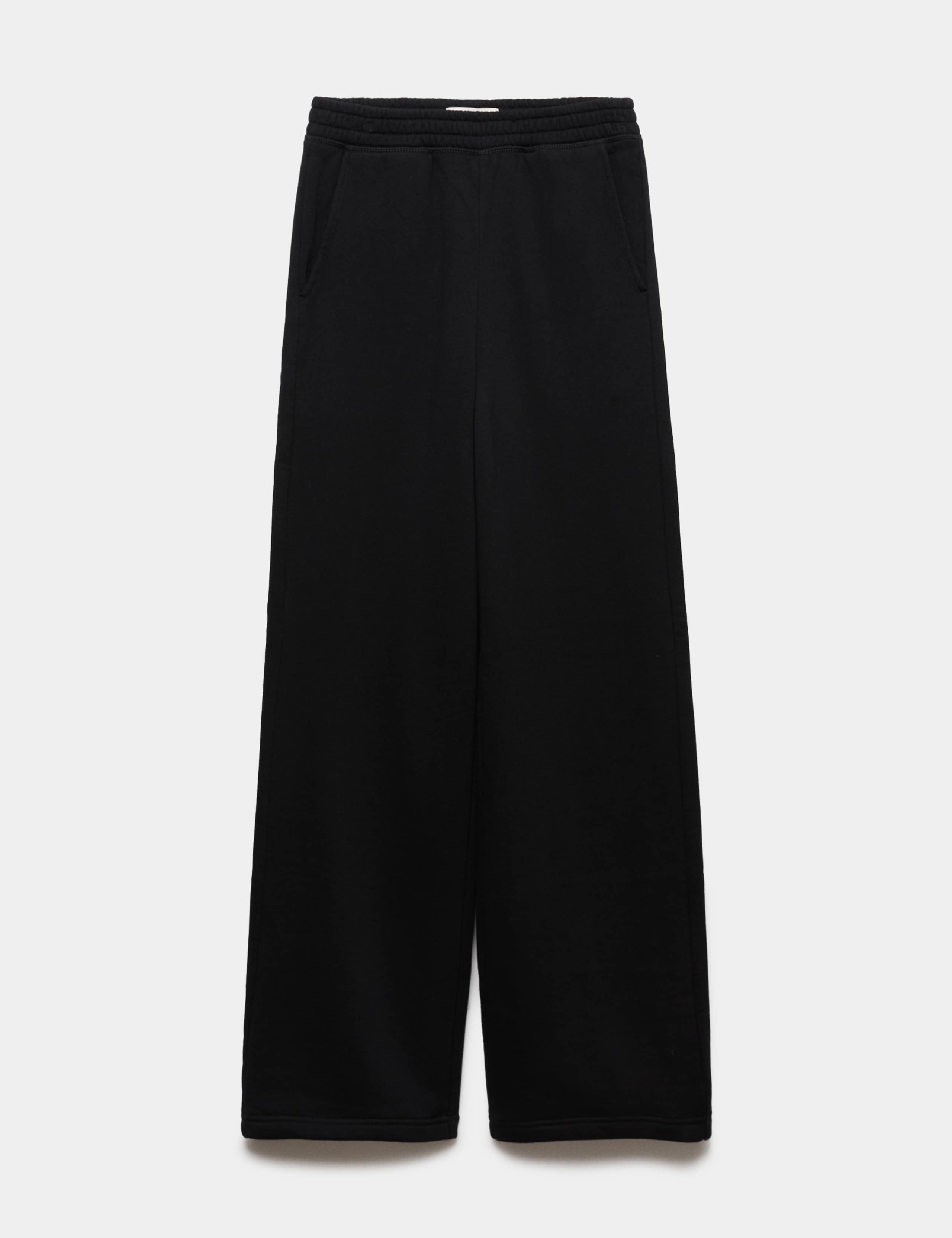 Pure Cotton Patch Pocket Wide Leg Joggers 2 of 7