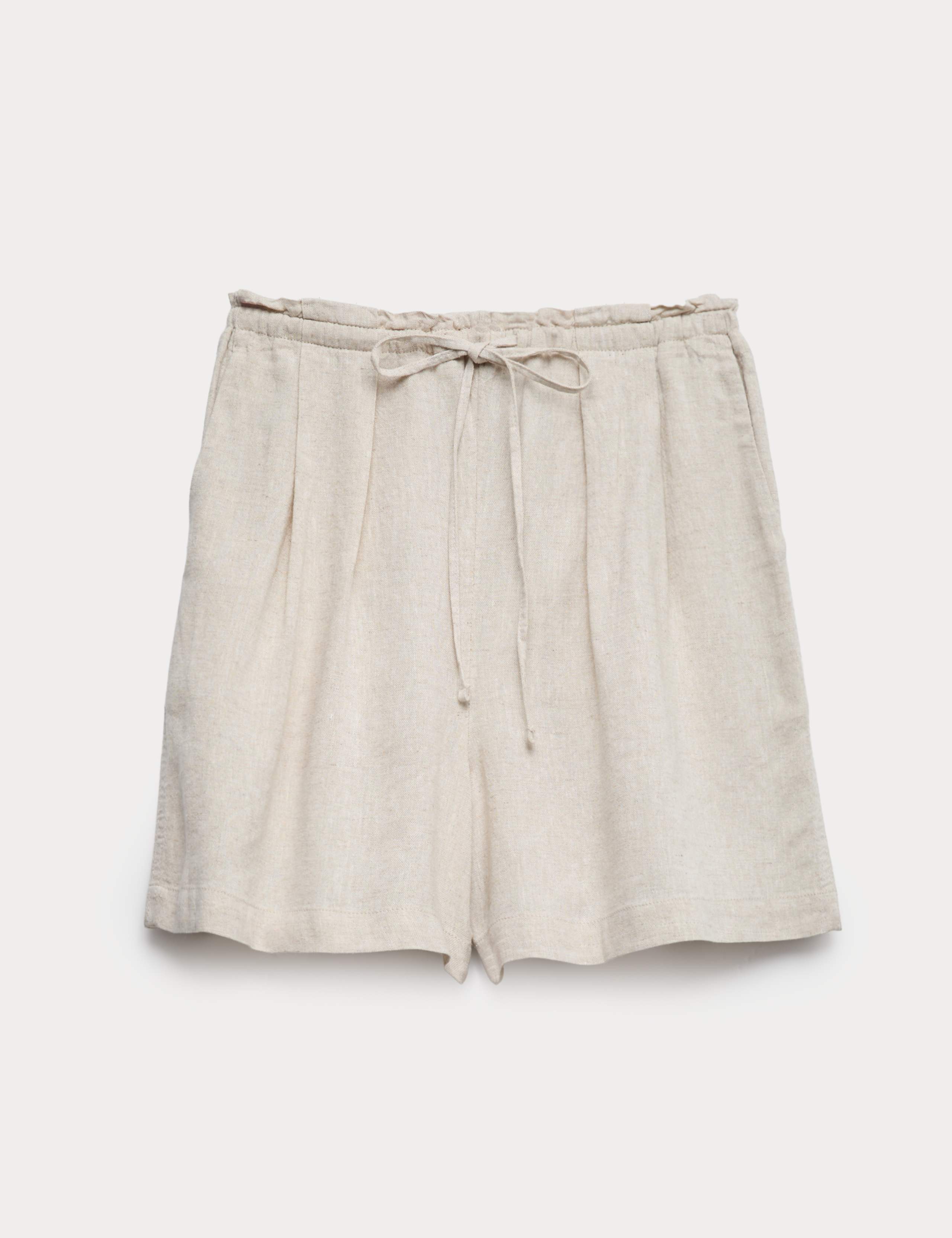 Linen Rich High Waisted Shorts 1 of 1