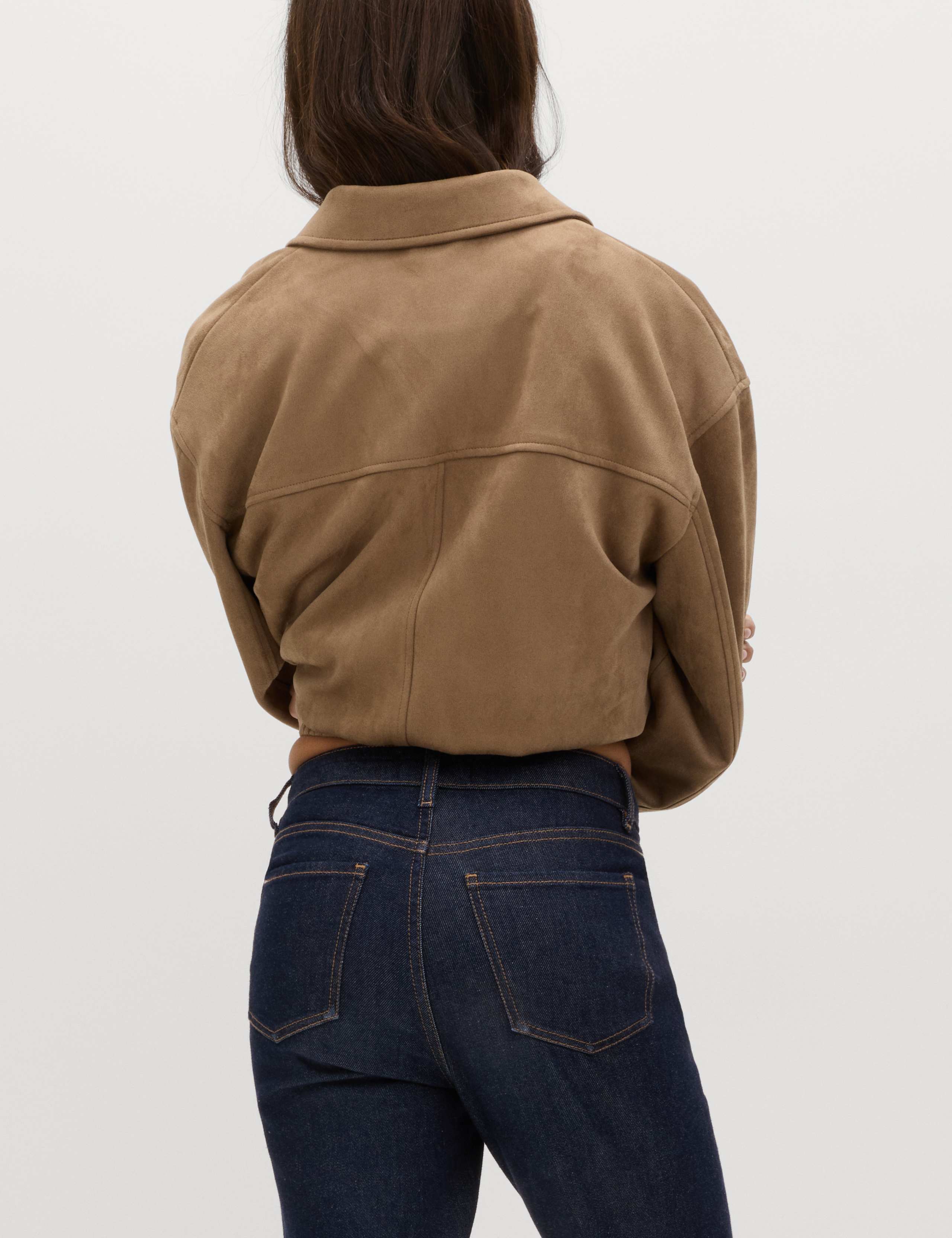 High Waisted Cropped Slim Fit Jeans 4 of 5