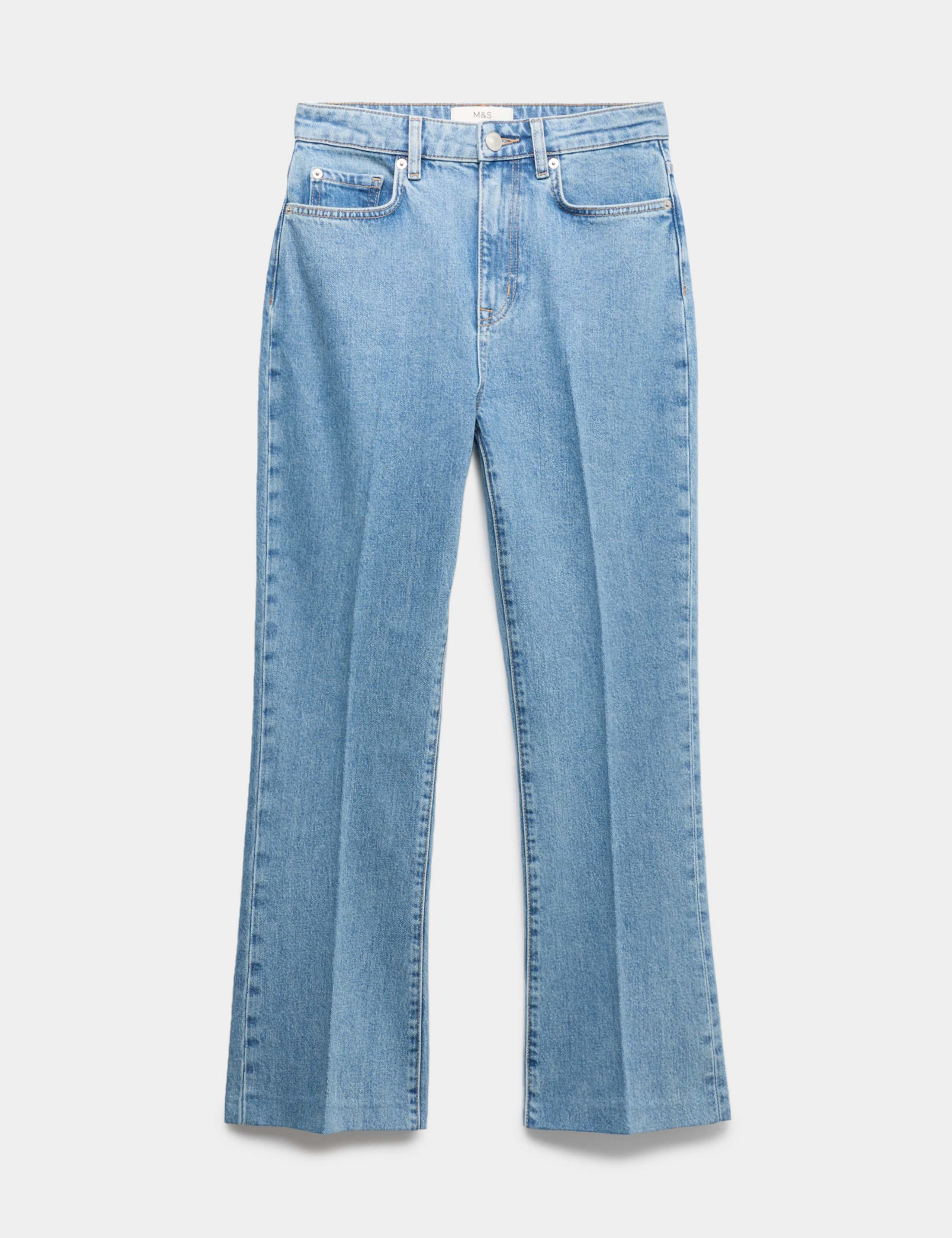 High Waisted Kickflare Cropped Jeans 2 of 6