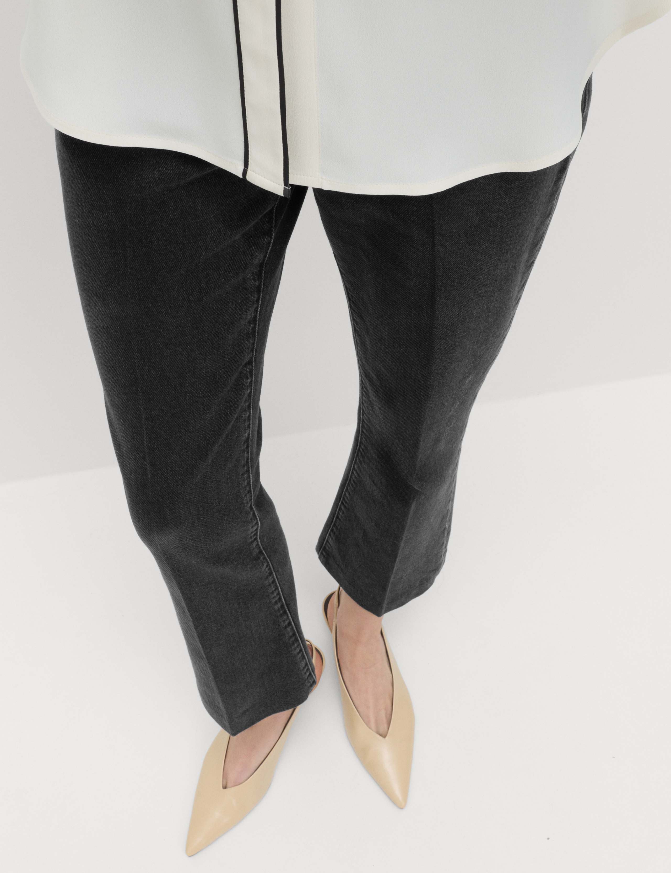 High Waisted Kickflare Cropped Jeans 5 of 6