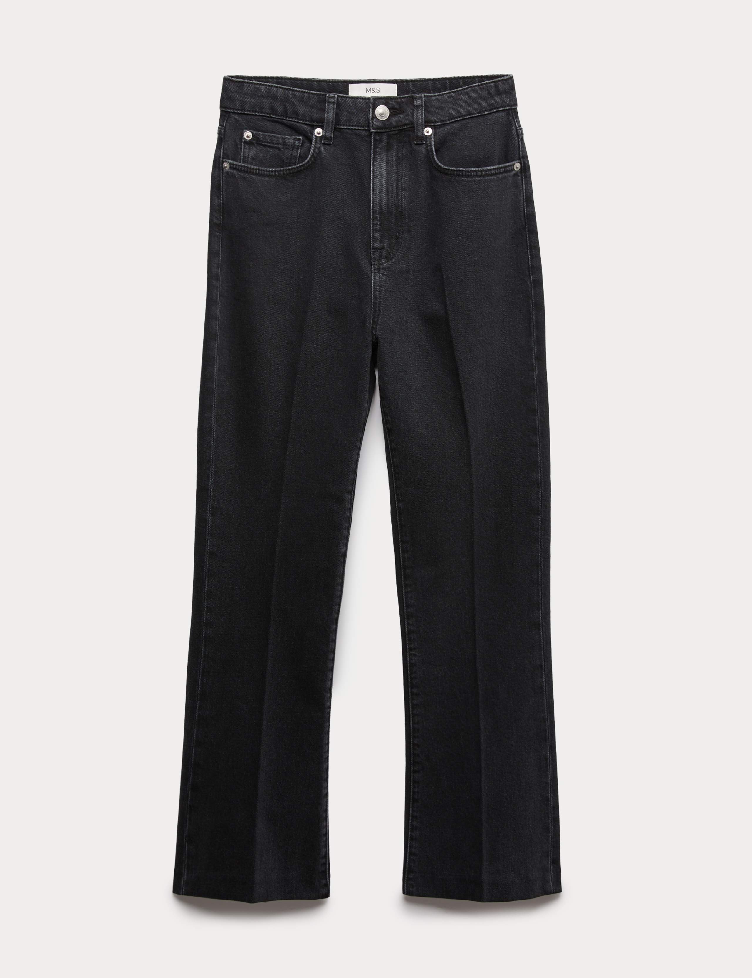 High Waisted Kickflare Cropped Jeans 2 of 6