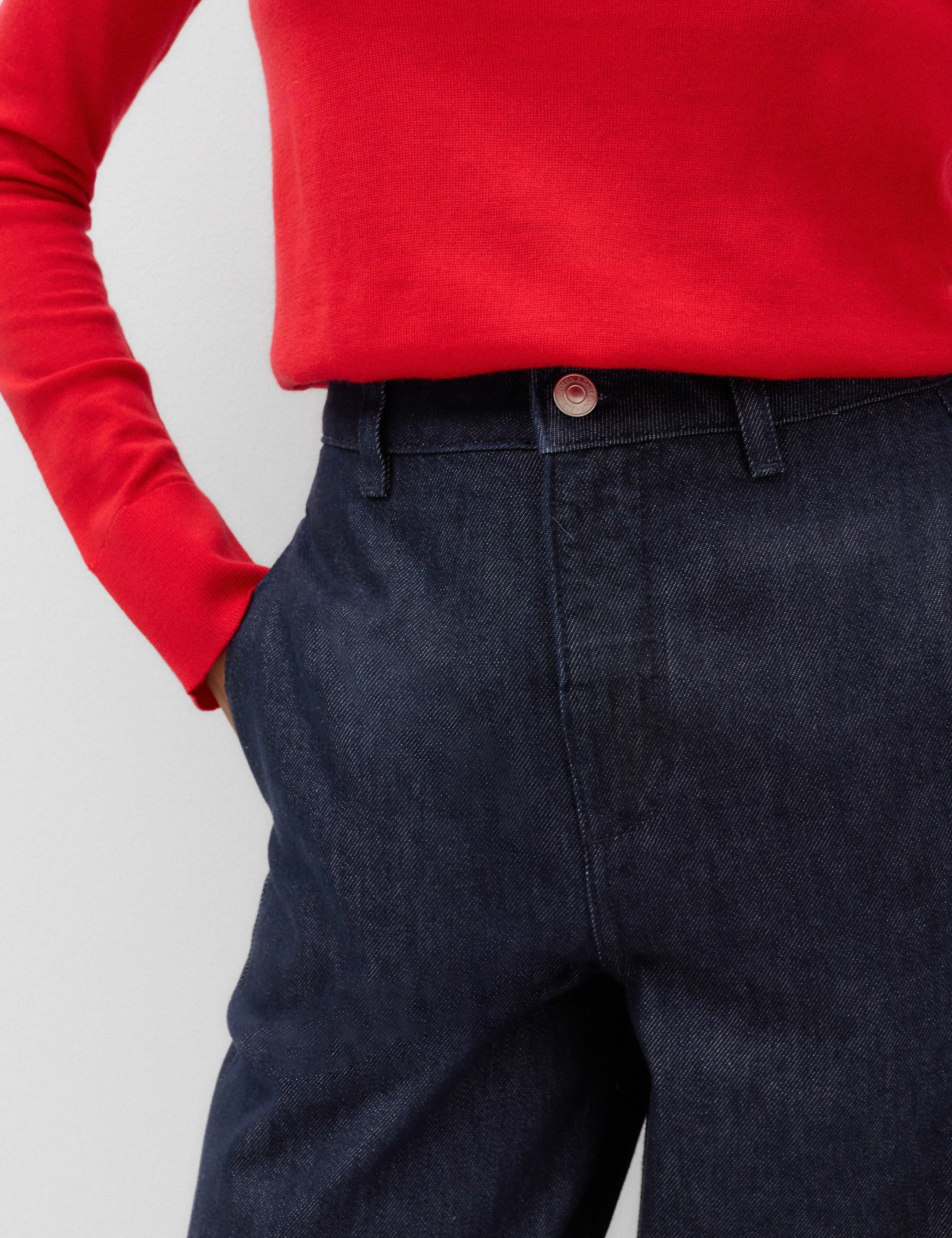 Utility Mid Rise Barrel Jeans with Lyocell 5 of 6