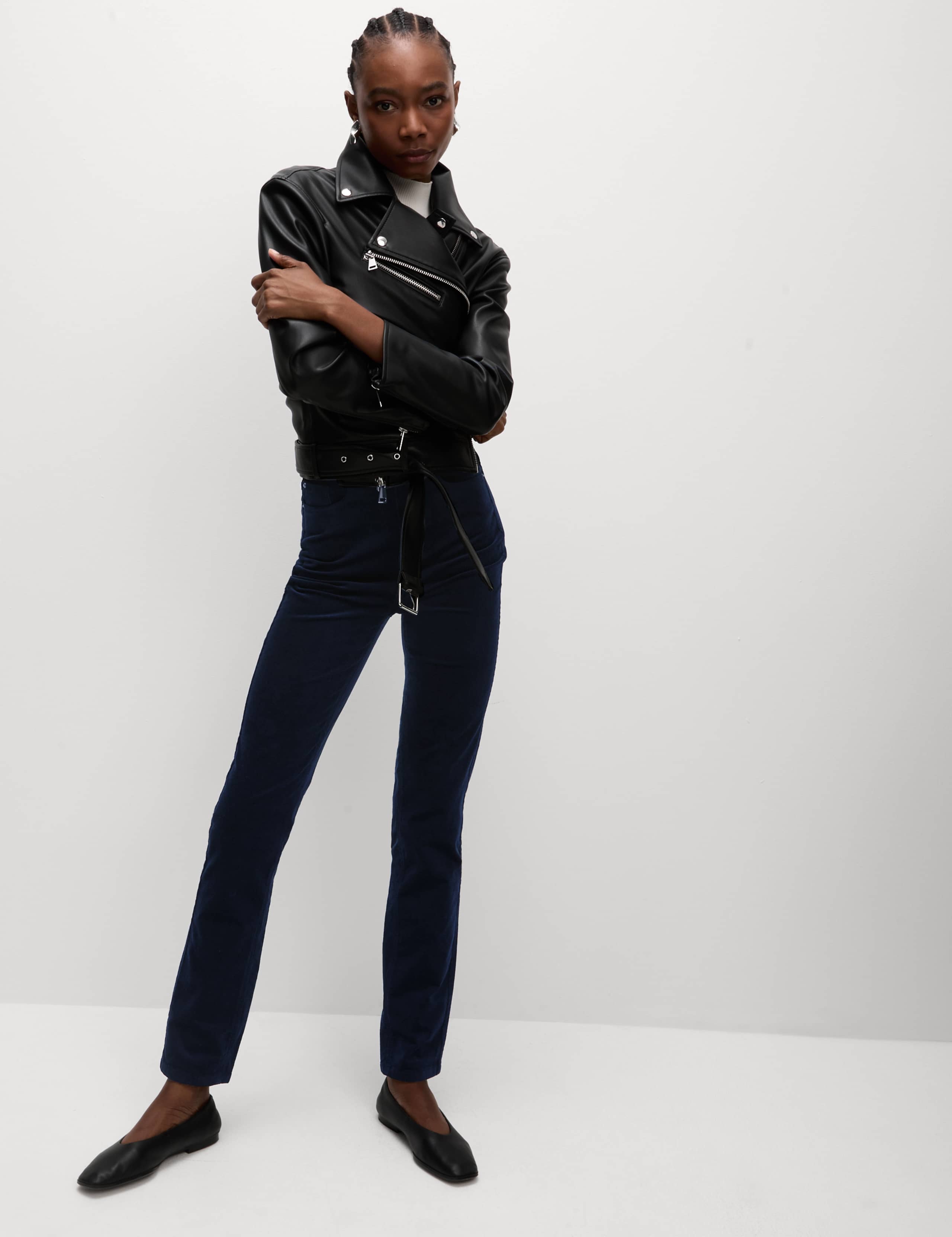 Cord Straight Leg Trousers 1 of 5