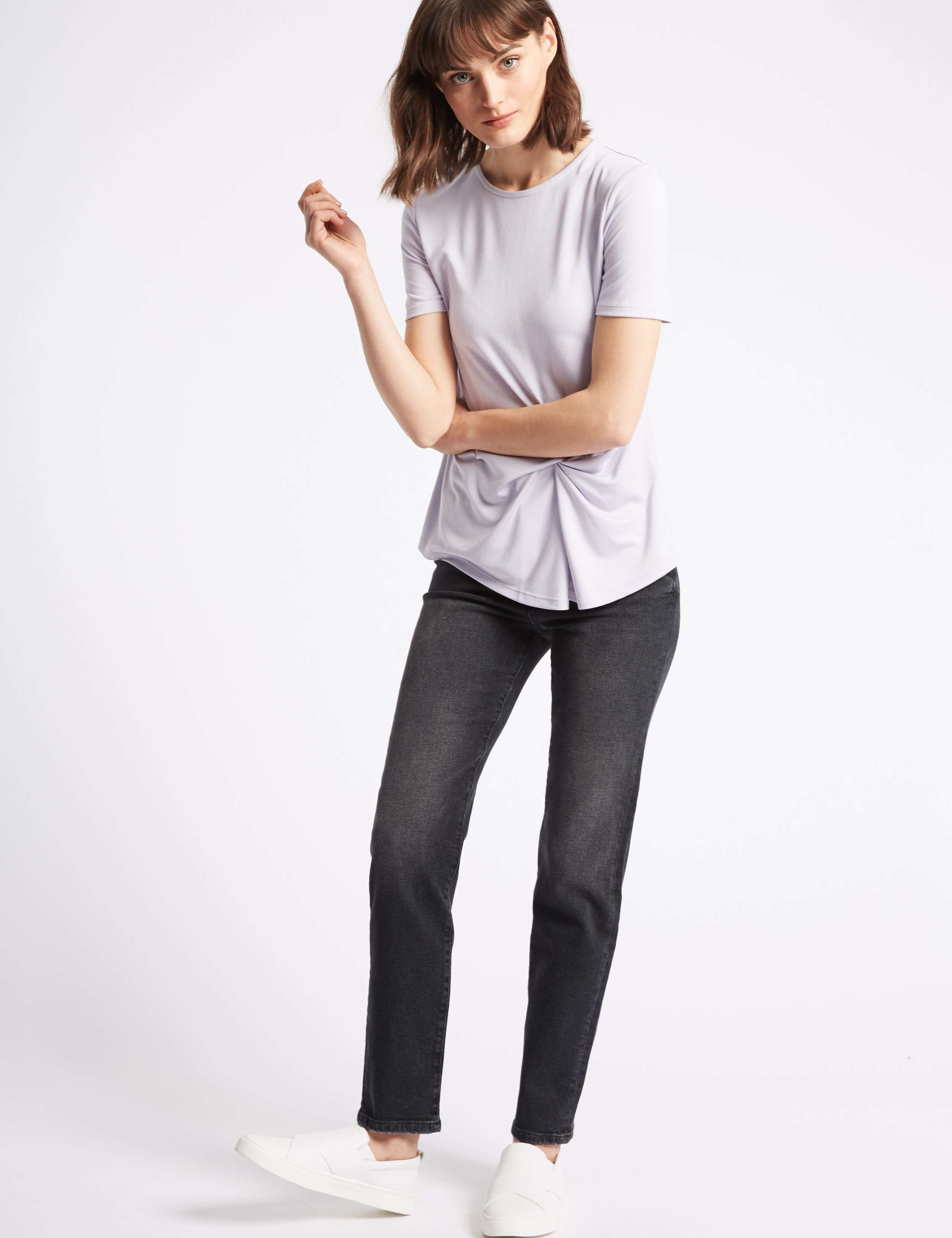 Straight Ankle Grazer Jeans 3 of 6