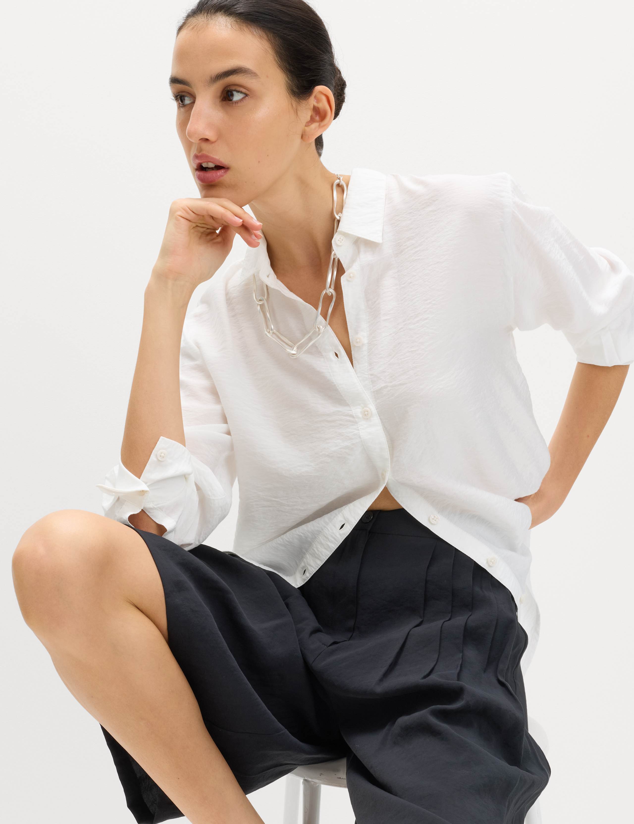 Pleated Longline Shorts 4 of 6