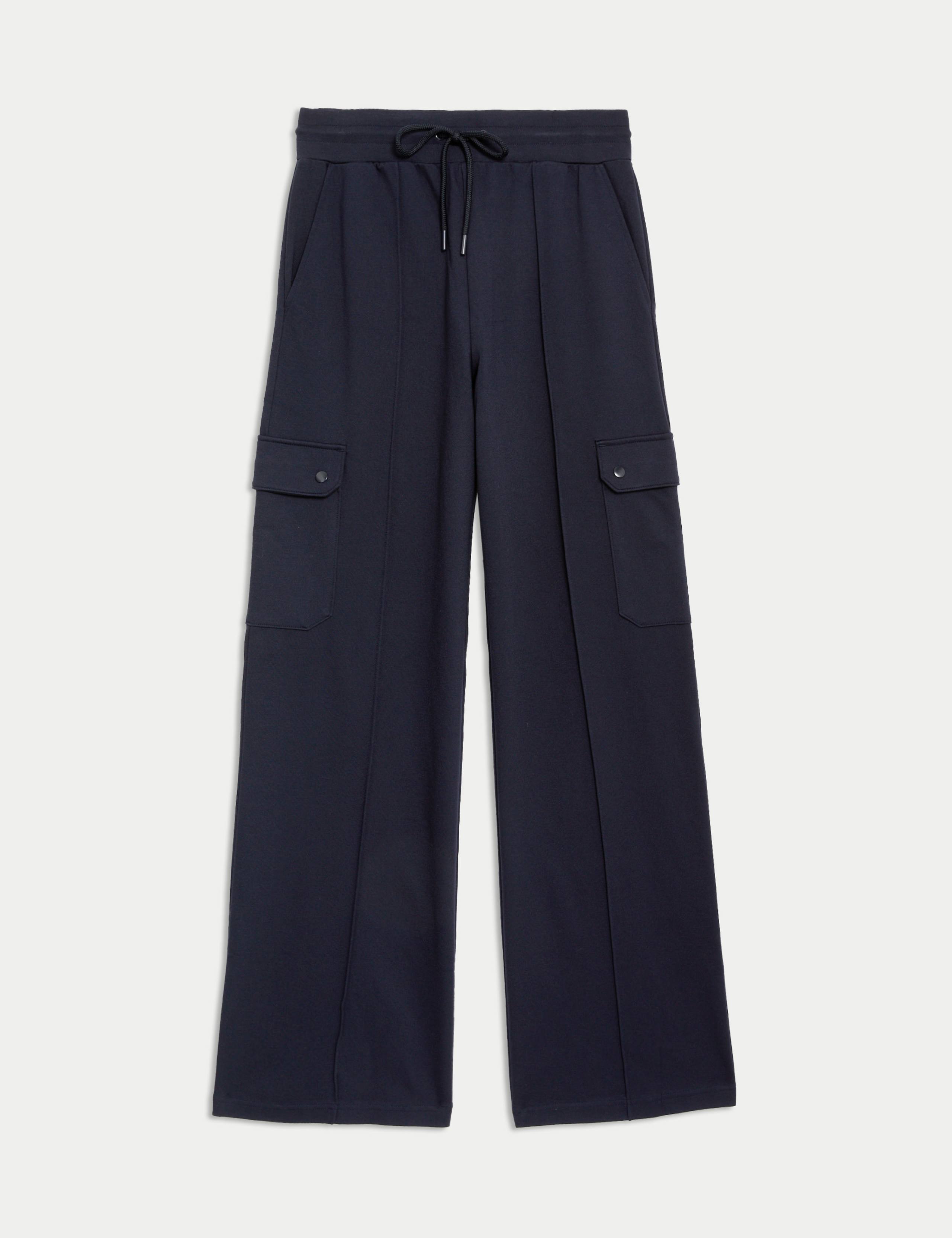 Ponte Utility Wide Leg Trousers 2 of 6
