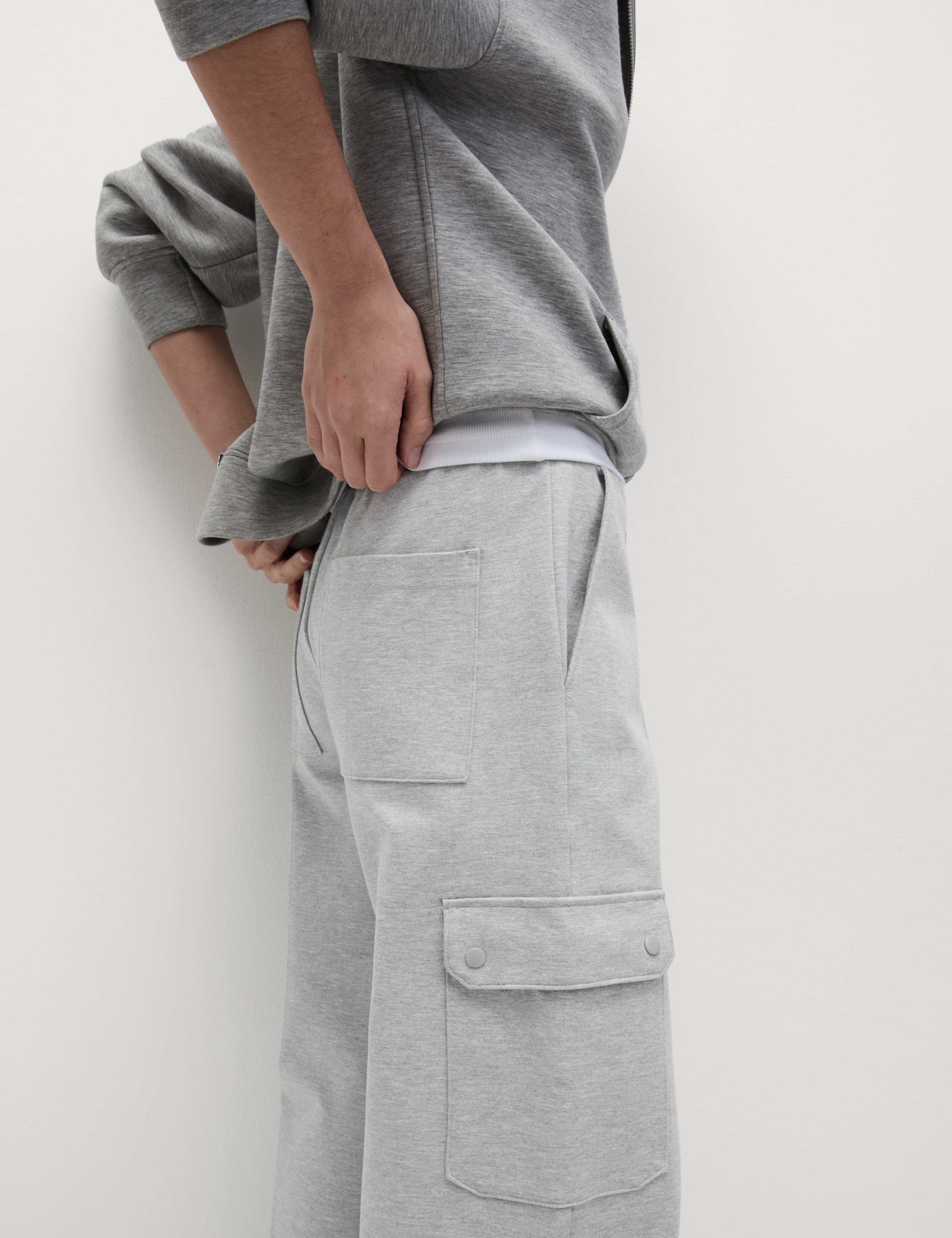 Ponte Utility Wide Leg Trousers 3 of 6