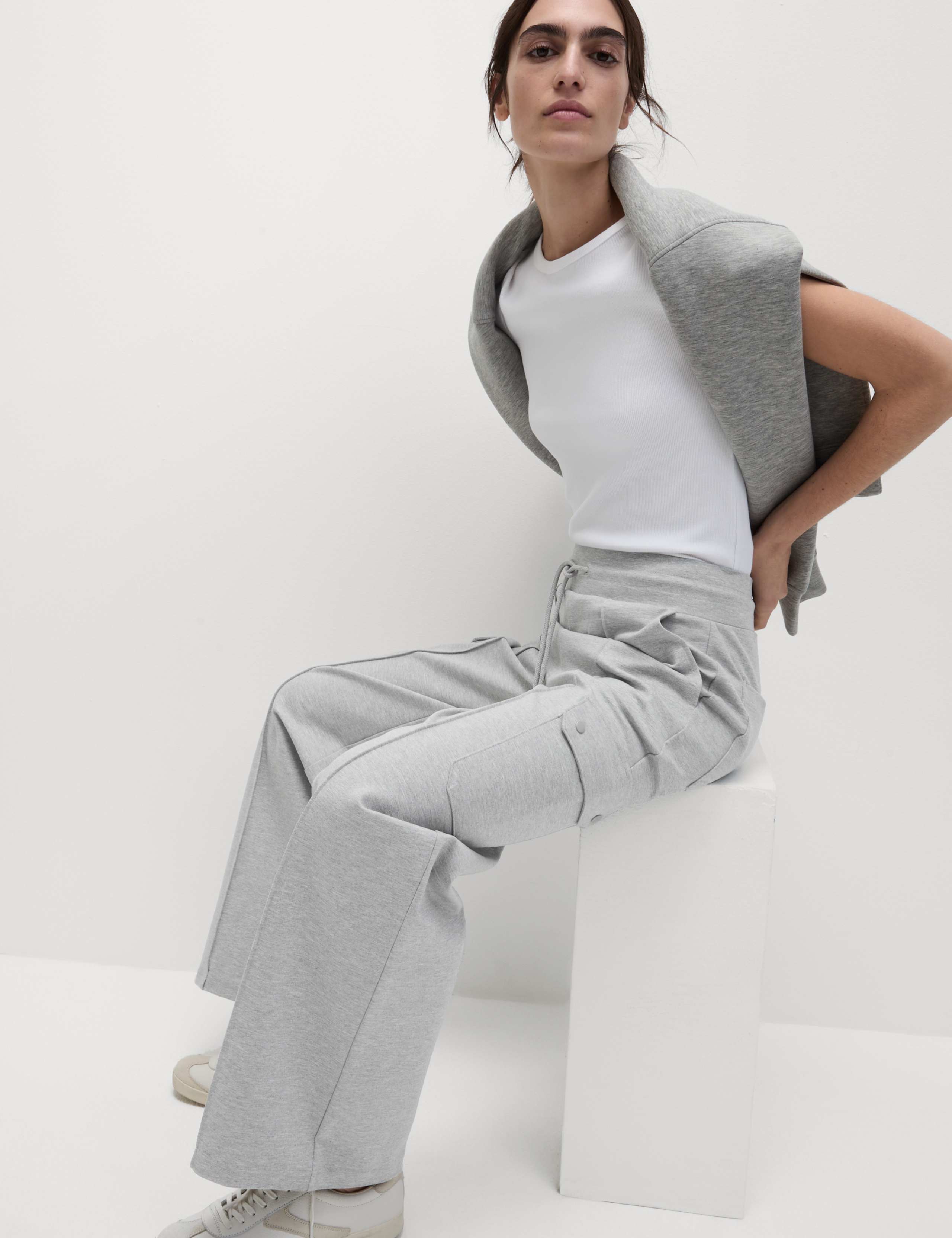 Ponte Utility Wide Leg Trousers 6 of 6