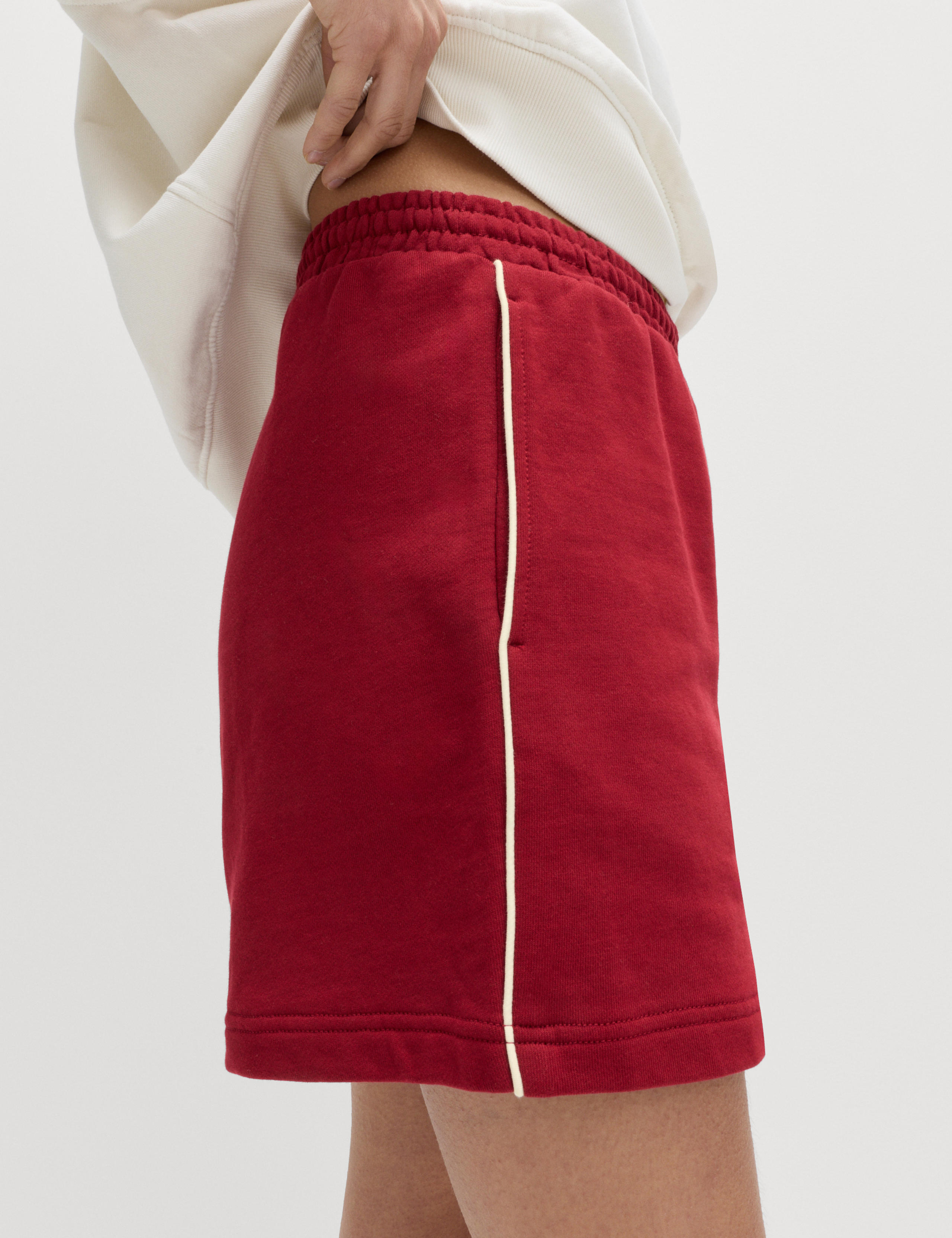 Pure Cotton Side Stripe Jogger Shorts 3 of 5