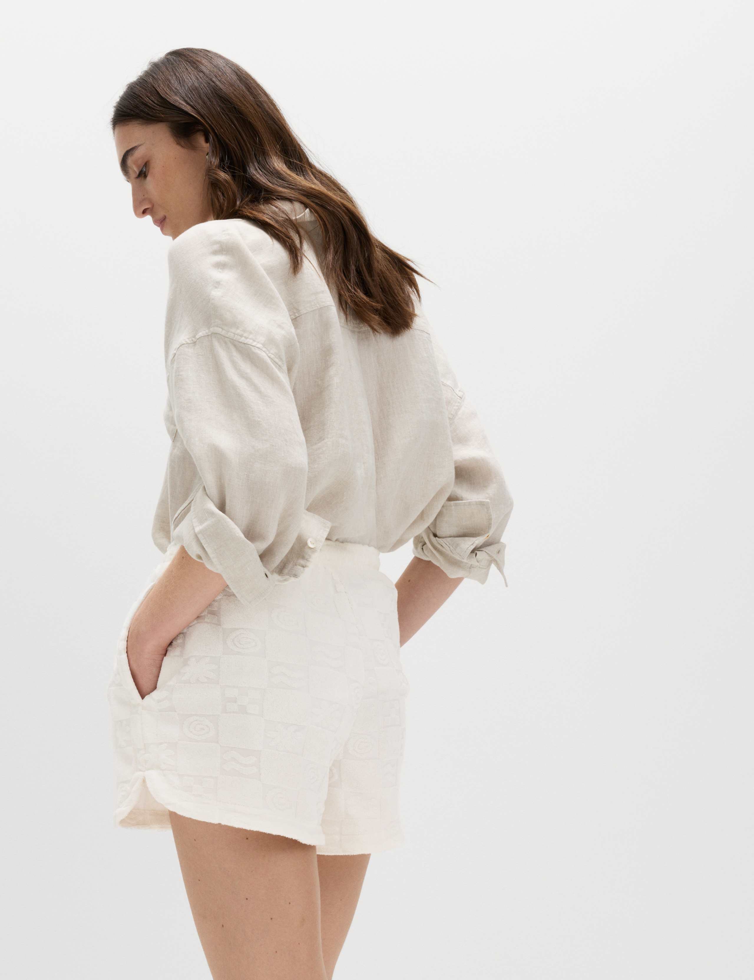 Cotton Rich Towelling Shorts 4 of 5