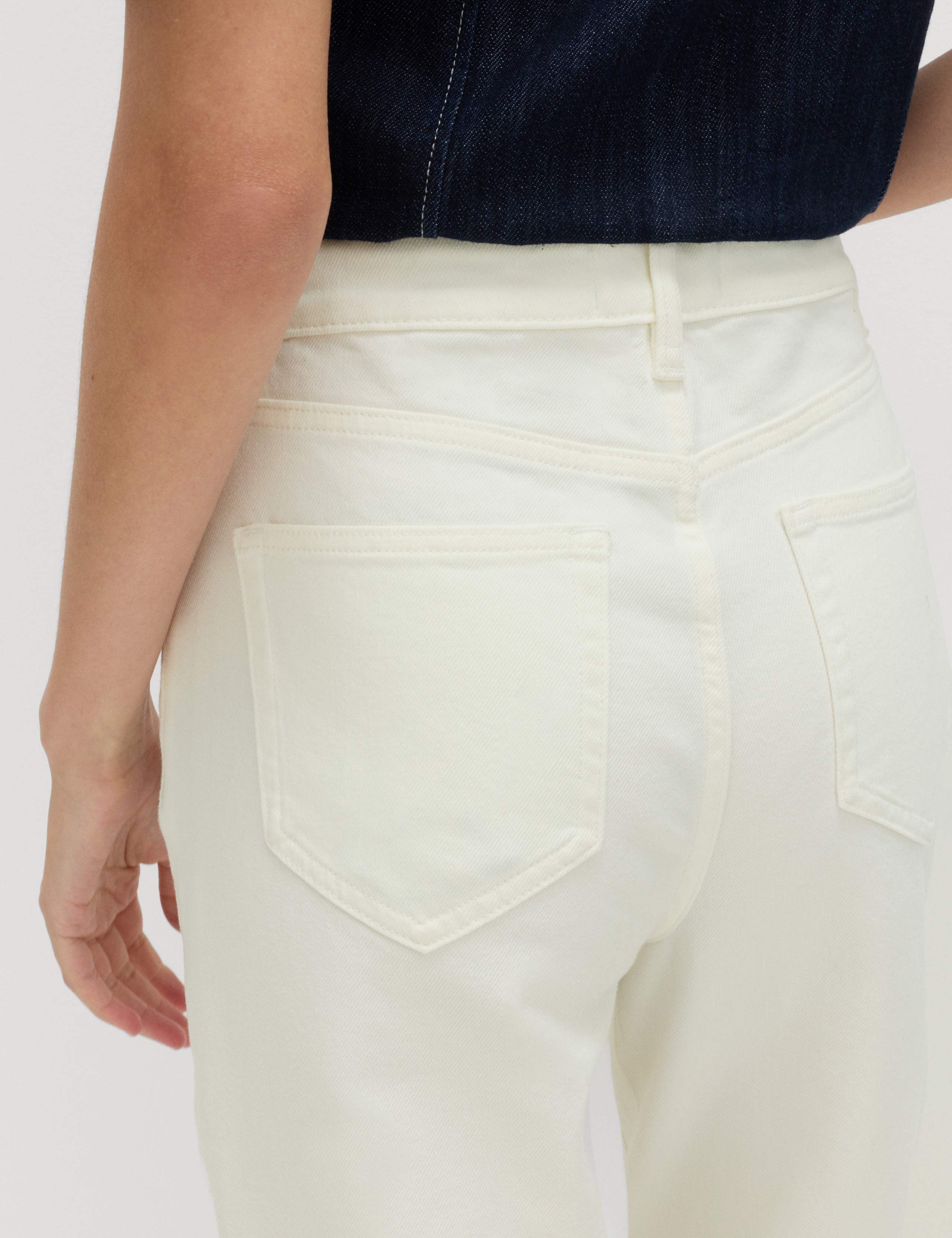 Mom High Waisted Ankle Grazer Jeans 1 of 7