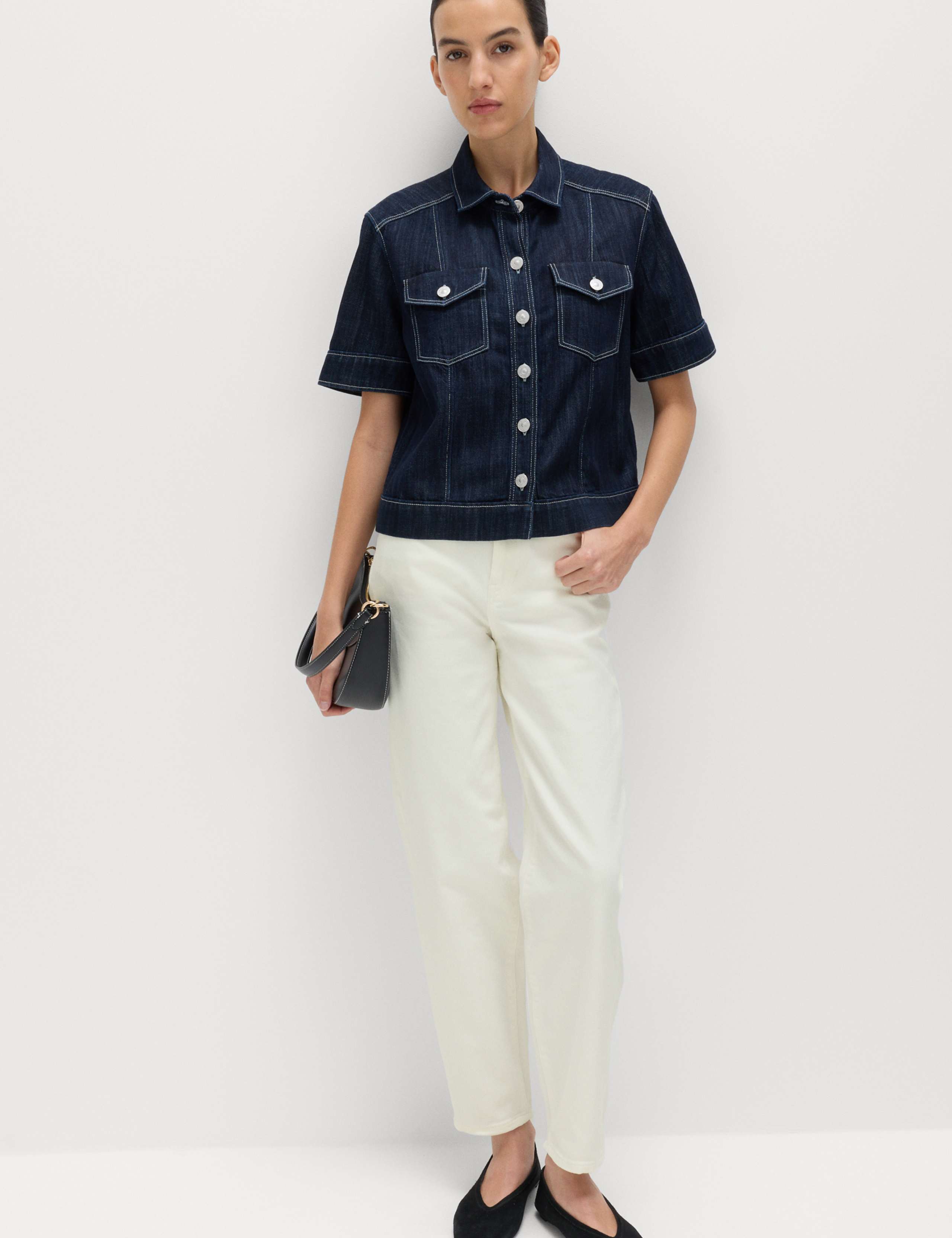 Mom High Waisted Ankle Grazer Jeans 4 of 7