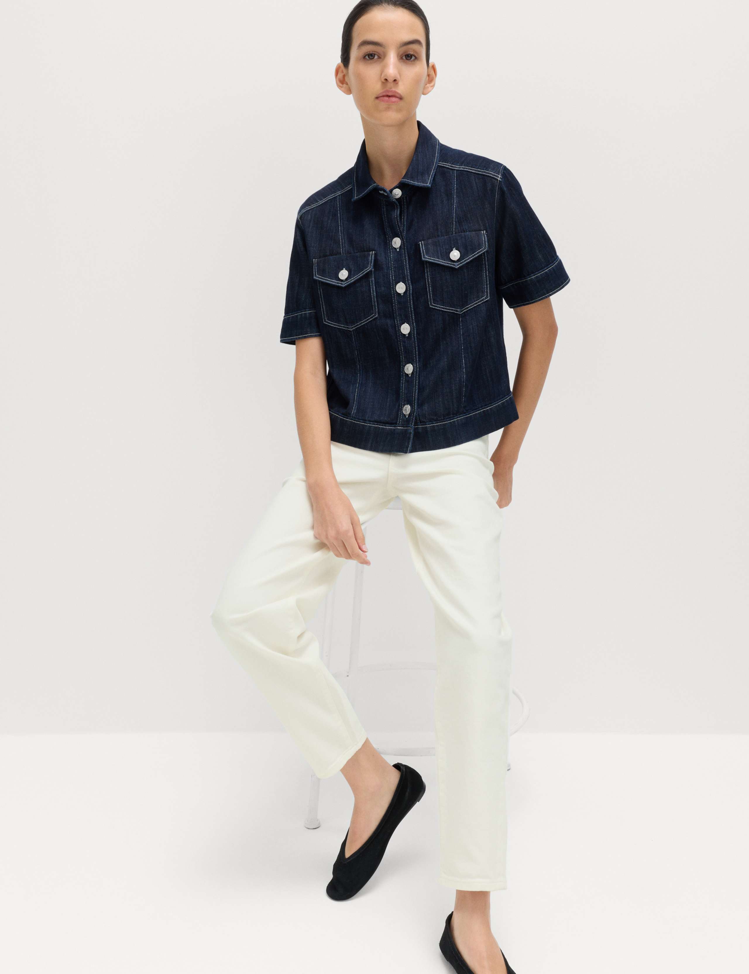 Mom High Waisted Ankle Grazer Jeans 7 of 7