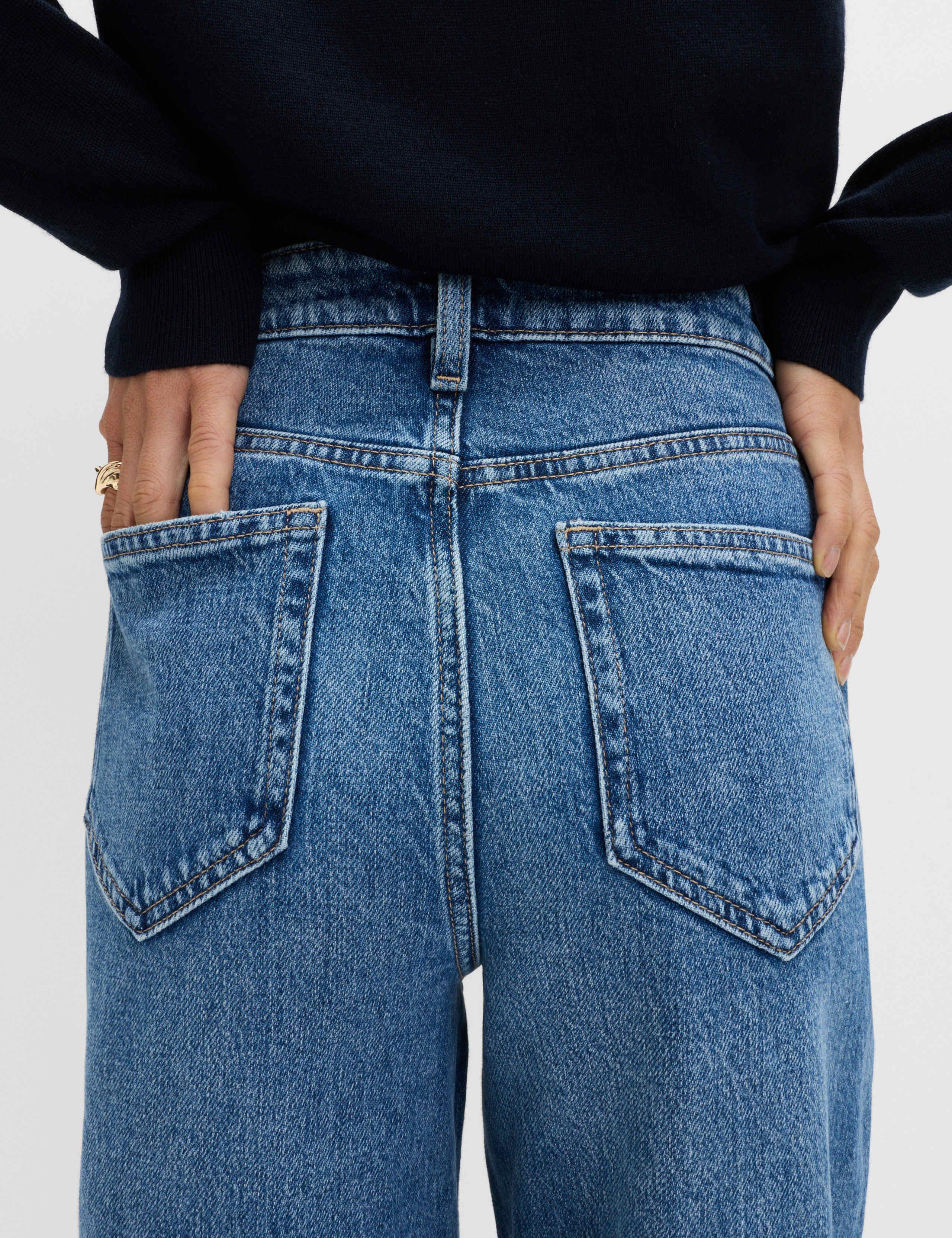 Mom High Waisted Ankle Grazer Jeans 5 of 6