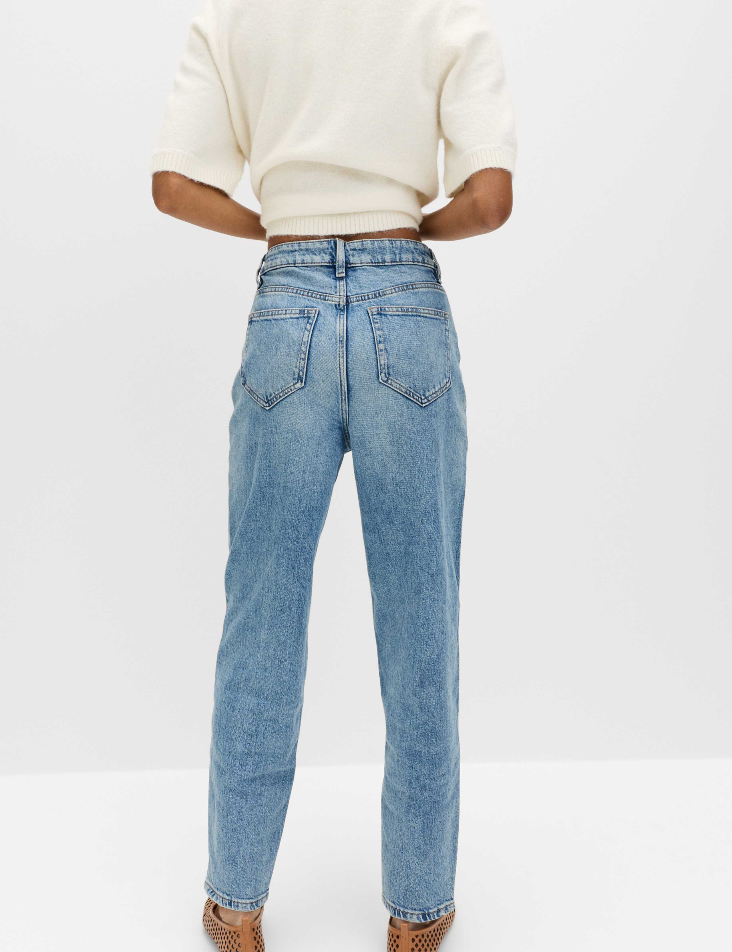 Mom High Waisted Ankle Grazer Jeans 5 of 6