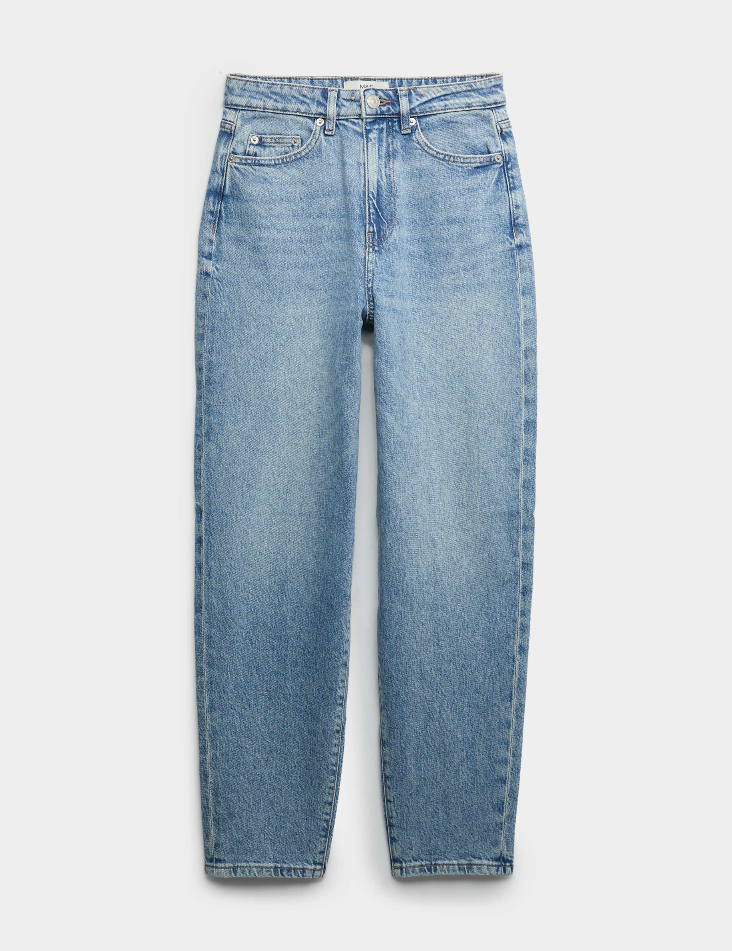 Mom High Waisted Ankle Grazer Jeans 2 of 6