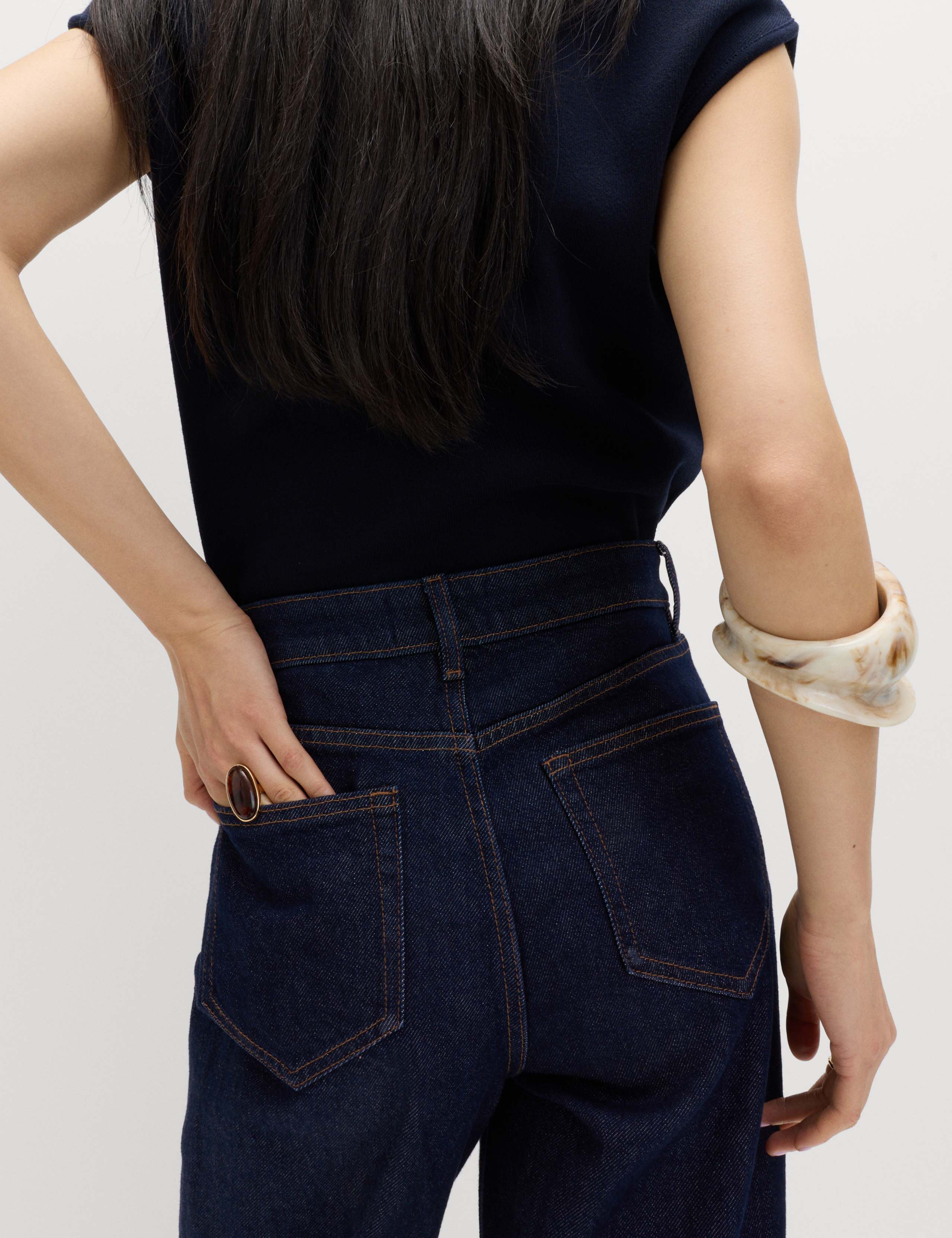 Mom High Waisted Ankle Grazer Jeans 6 of 6