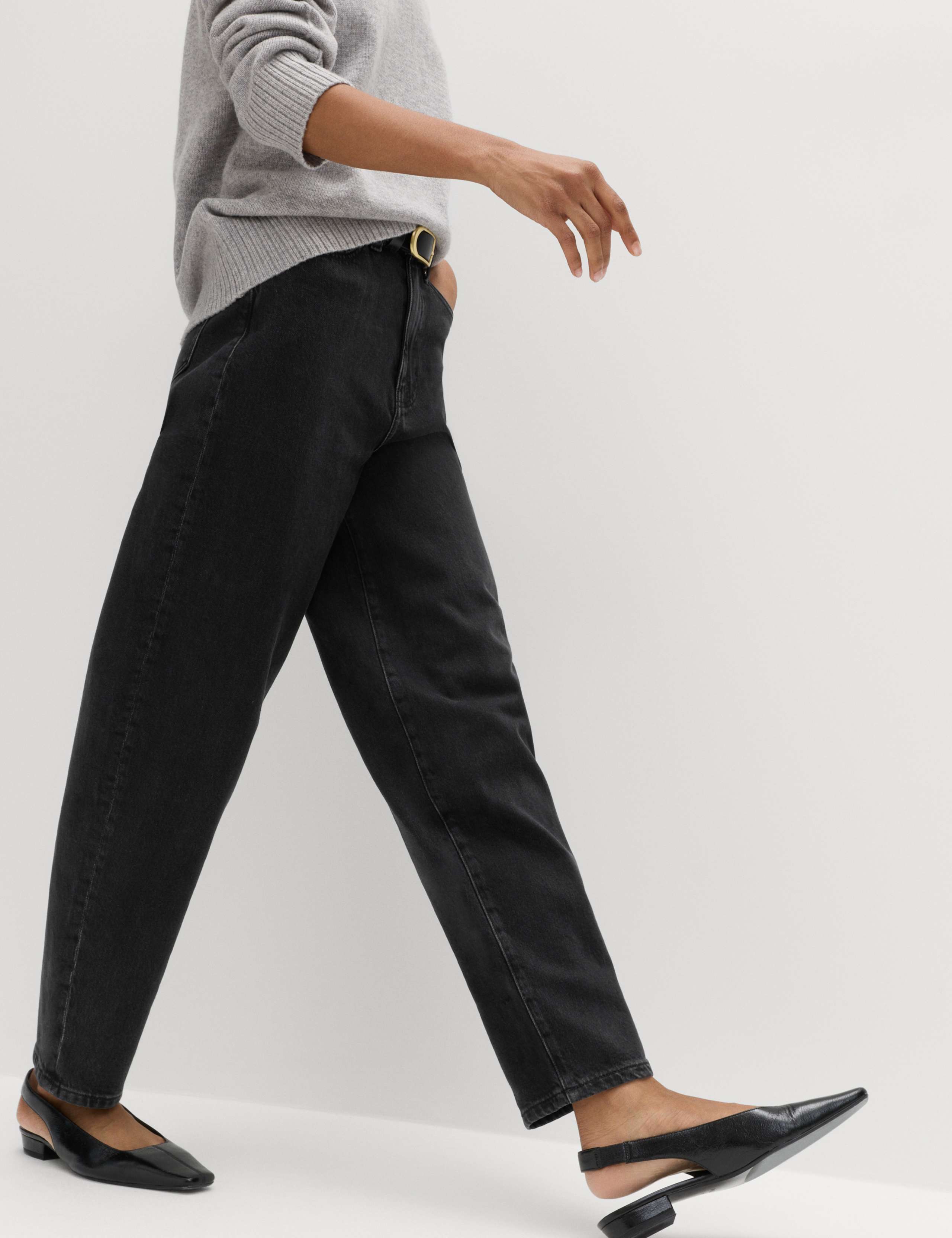 Mom High Waisted Ankle Grazer Jeans 5 of 7