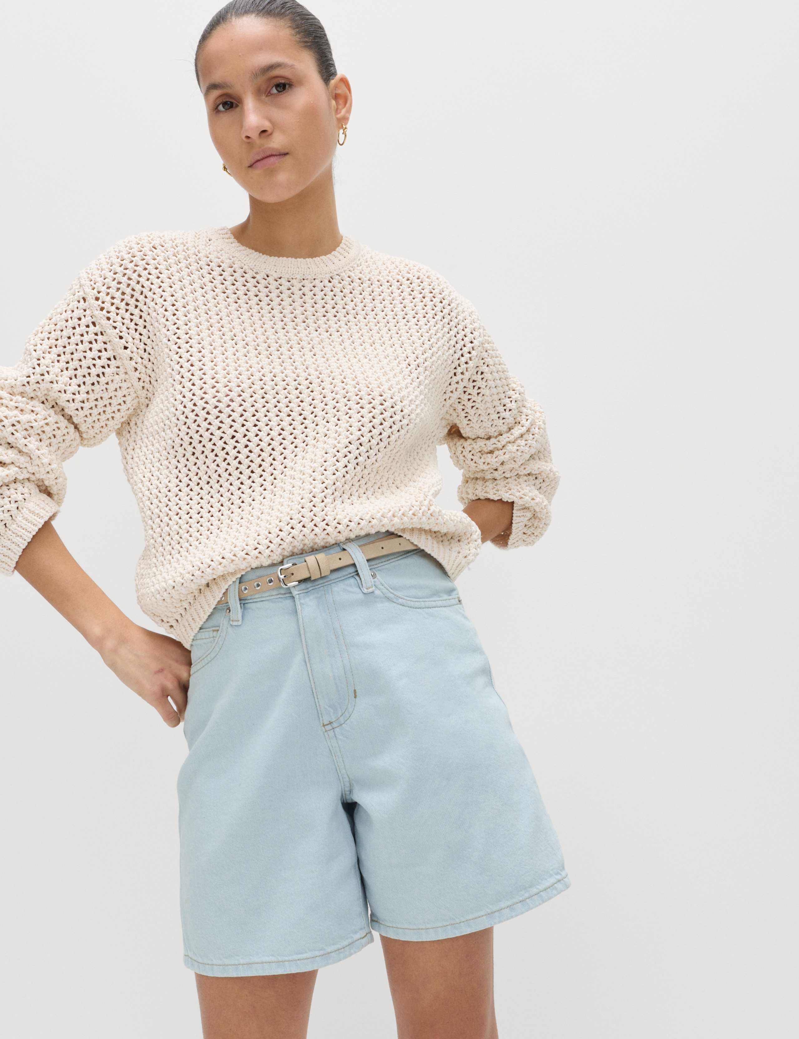 Pure Cotton Denim Classic Shorts 1 of 6