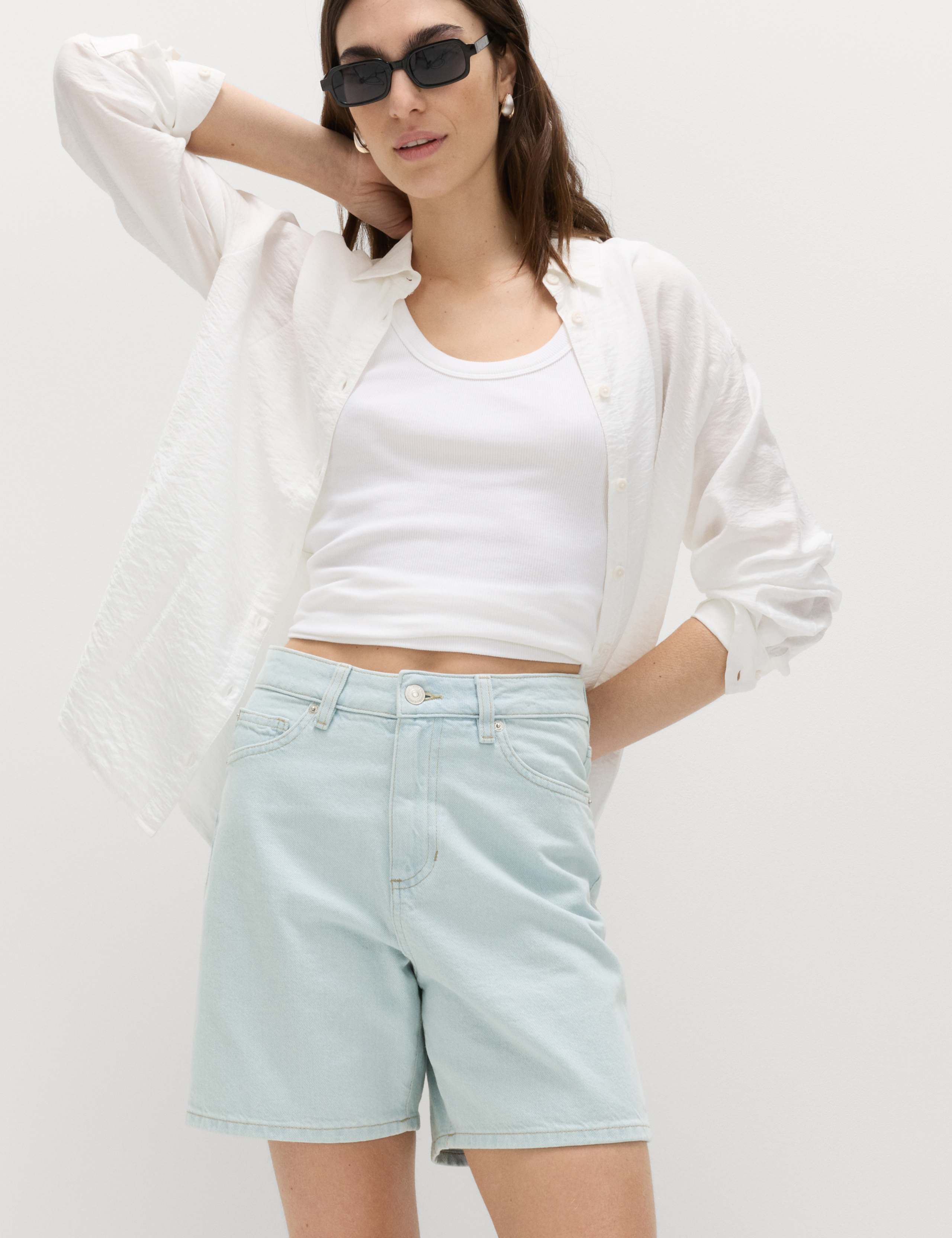 Pure Cotton Denim Classic Shorts 1 of 6