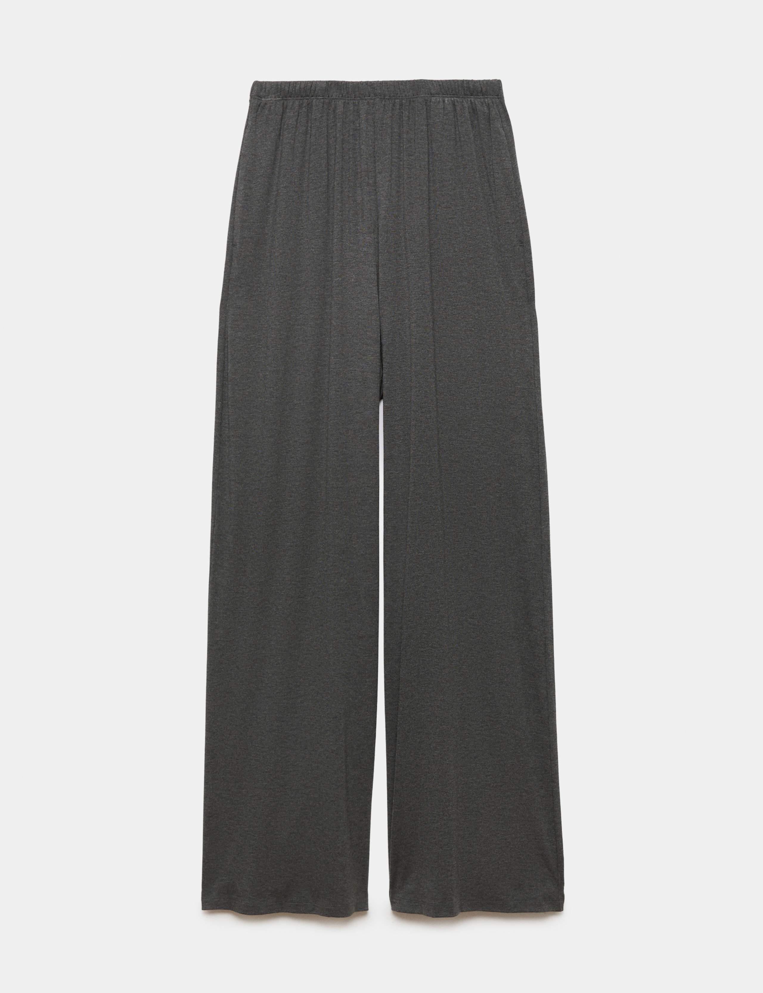 High Waisted Wide Leg Palazzo Trousers 2 of 5