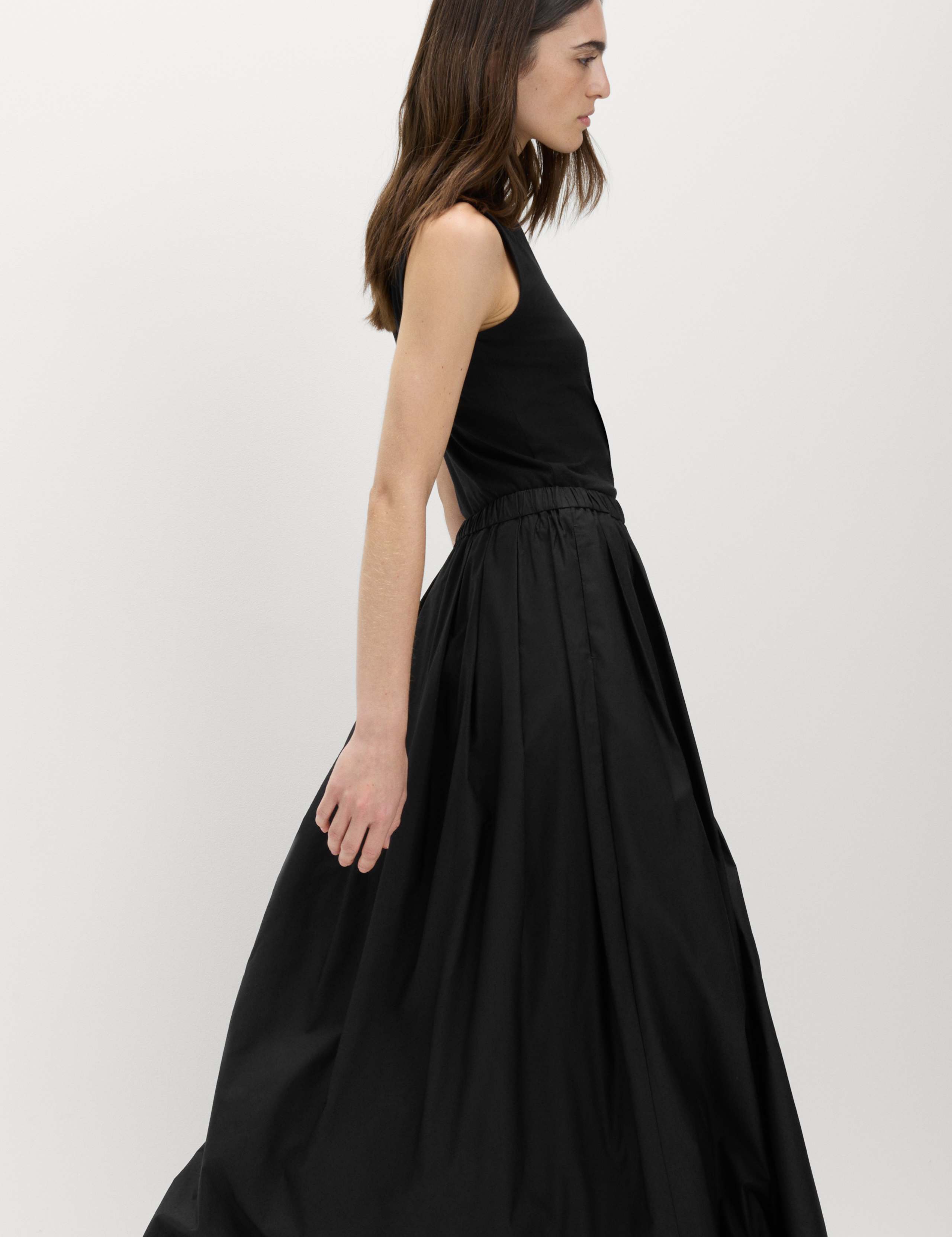 Pure Cotton Pleated Maxi Skirt 7 of 7