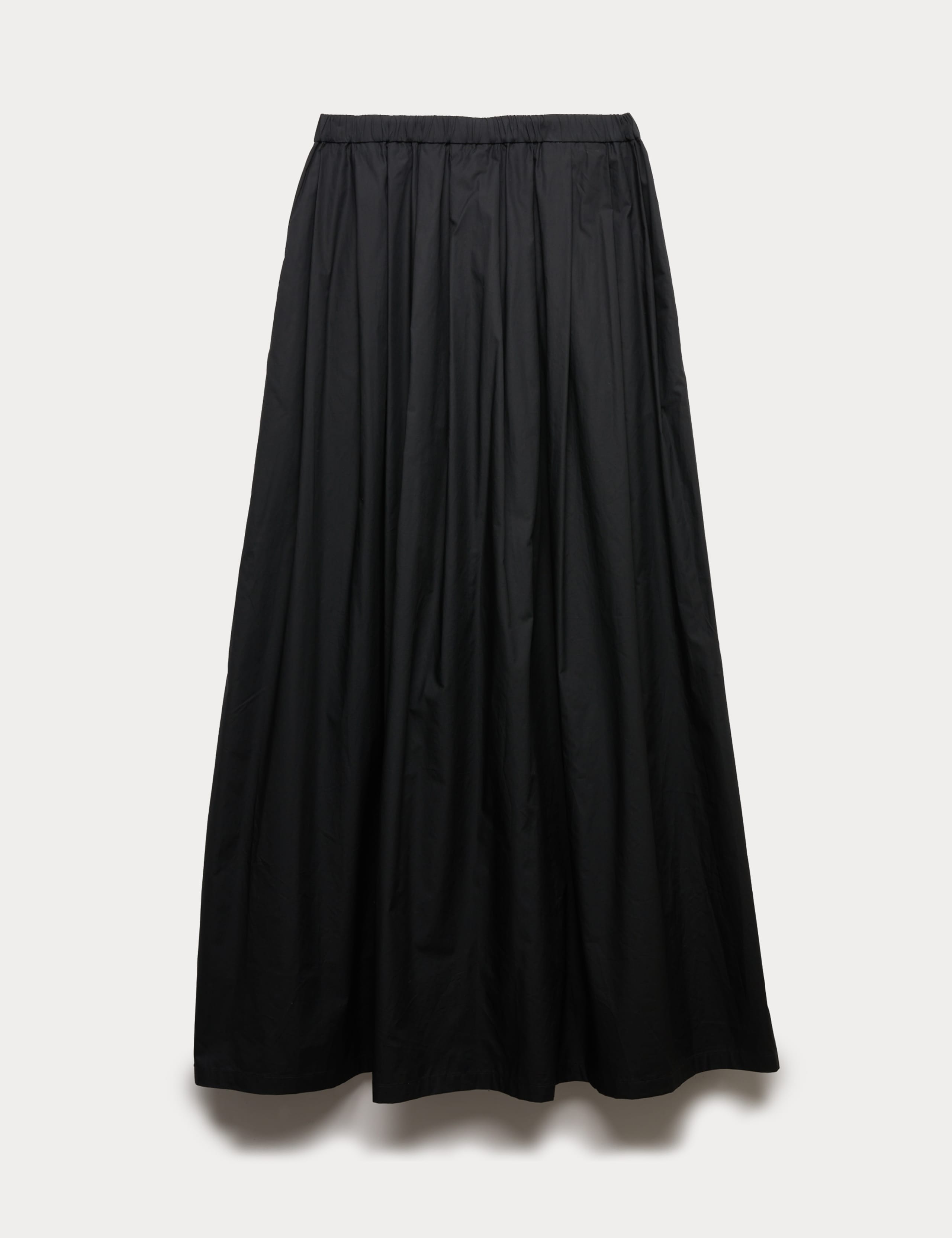 Pure Cotton Pleated Maxi Skirt 2 of 7