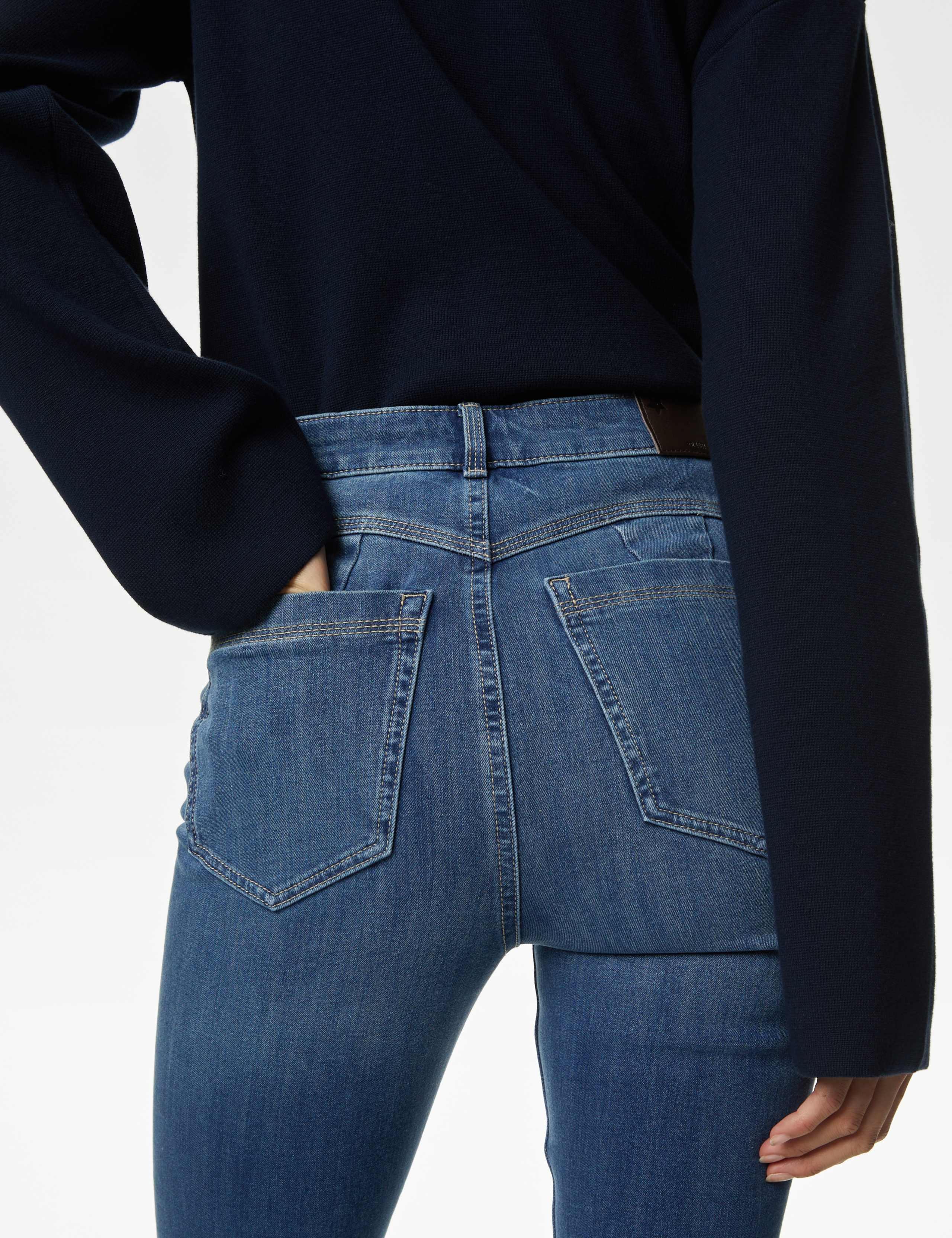 Magic Shaping High Waisted Slim Flare Jeans 4 of 6