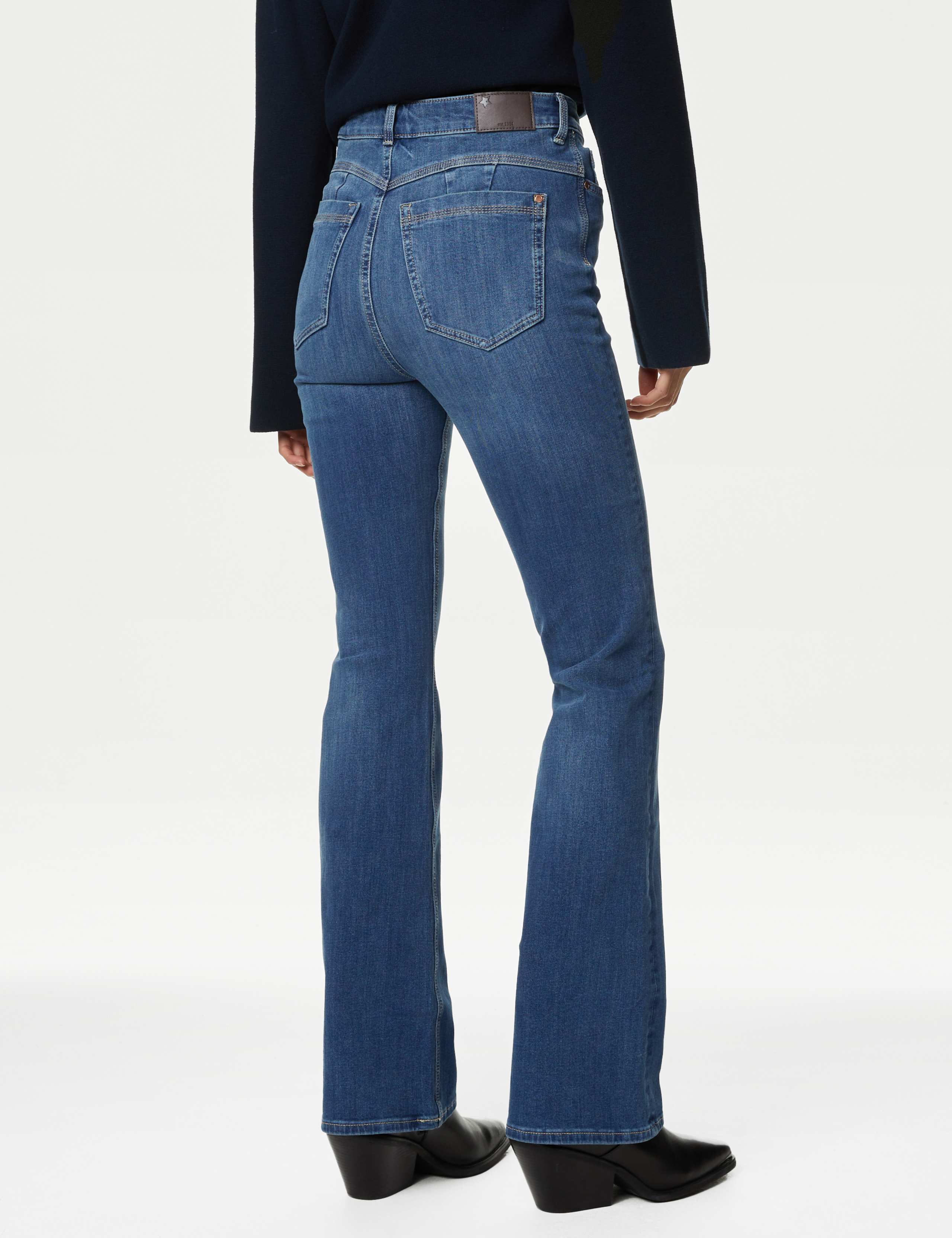 Magic Shaping High Waisted Slim Flare Jeans 5 of 6