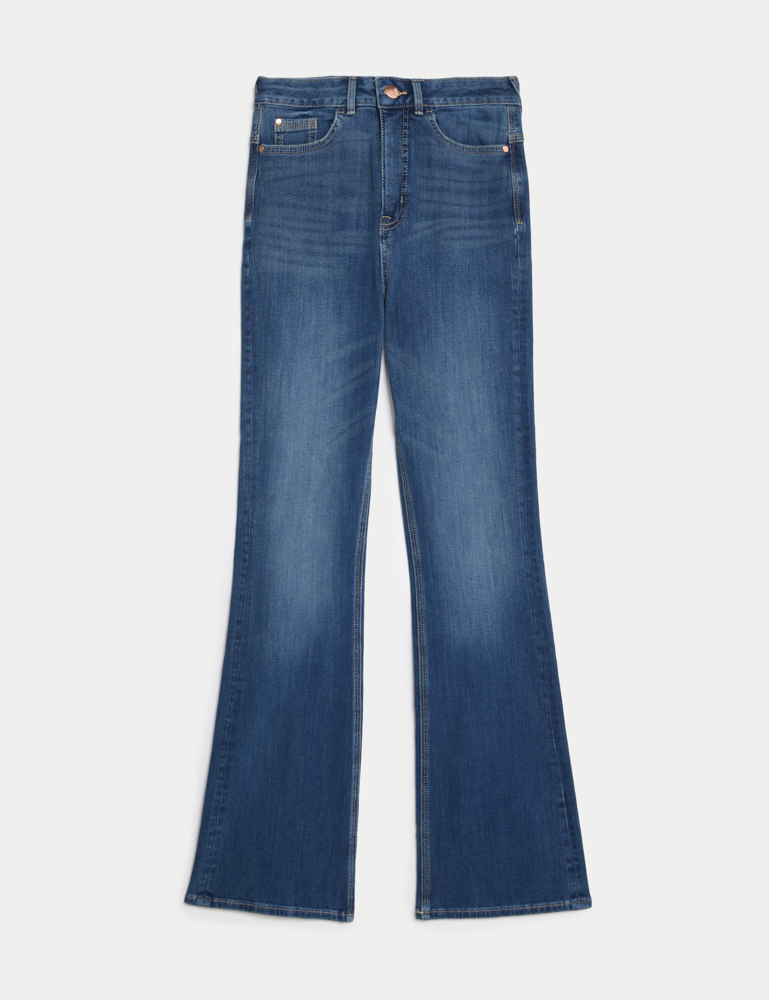 Magic Shaping High Waisted Slim Flare Jeans 2 of 6